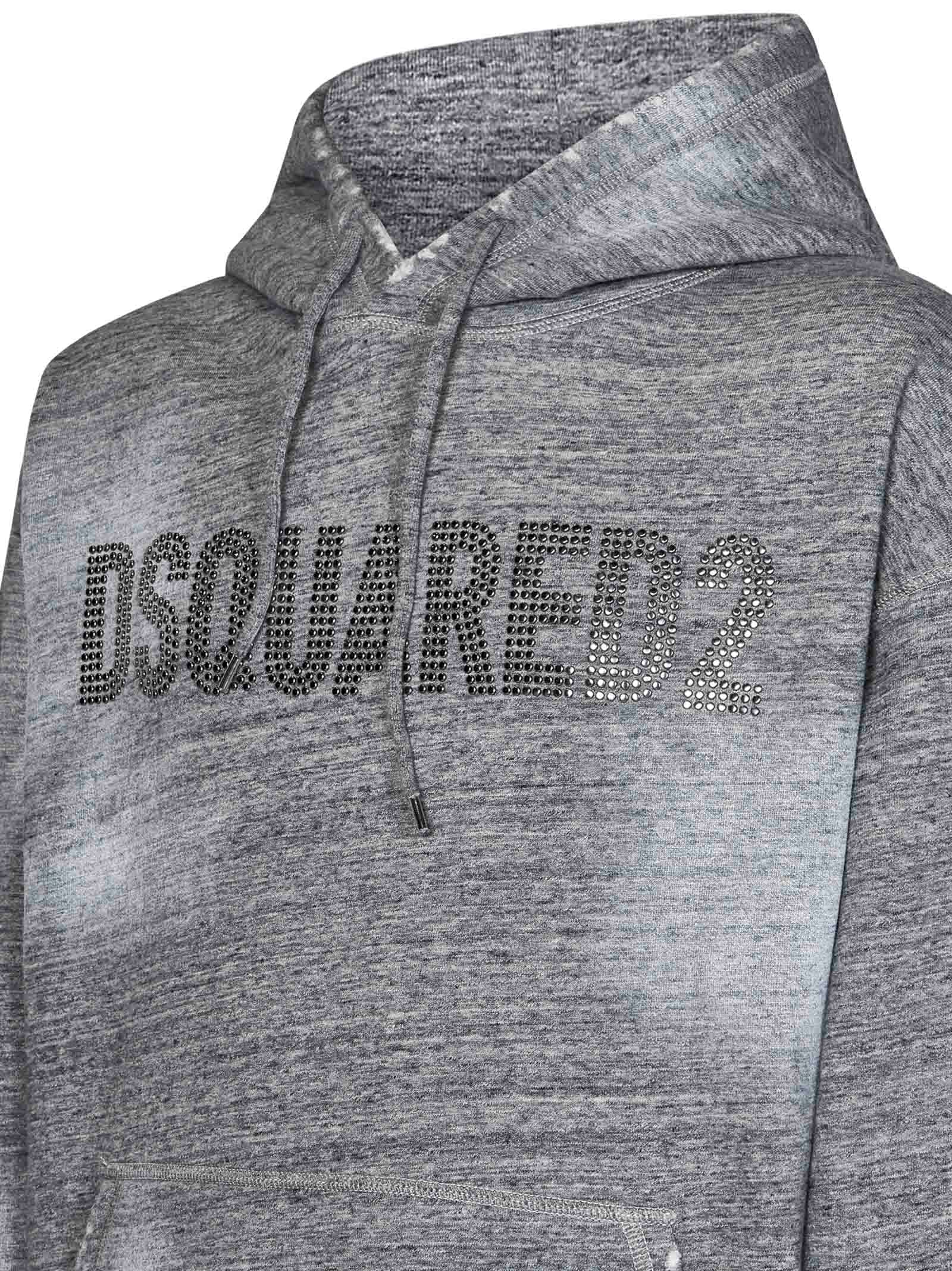 Shop Dsquared2 Sweatshirt In Grey