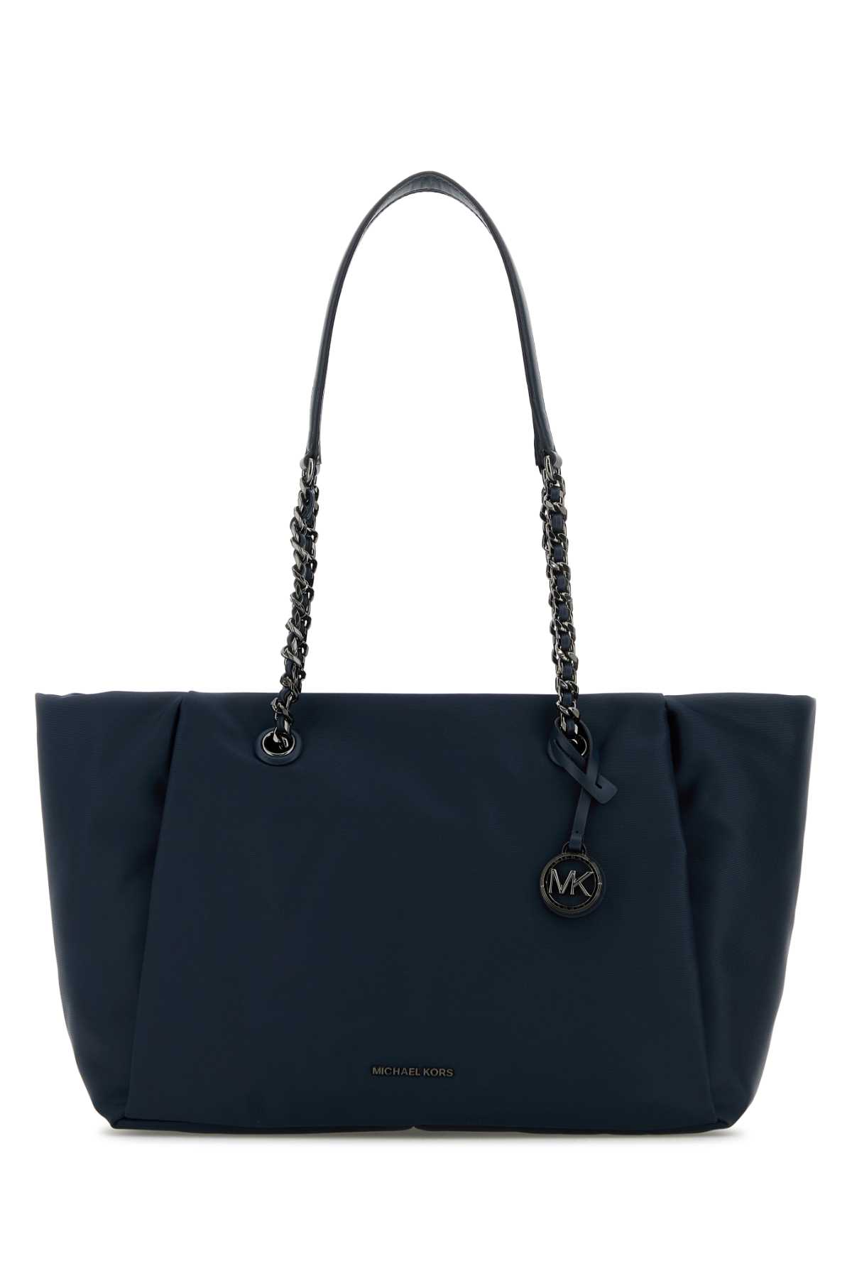 Navy Blue Nylon Small Georgia Shopping Bag