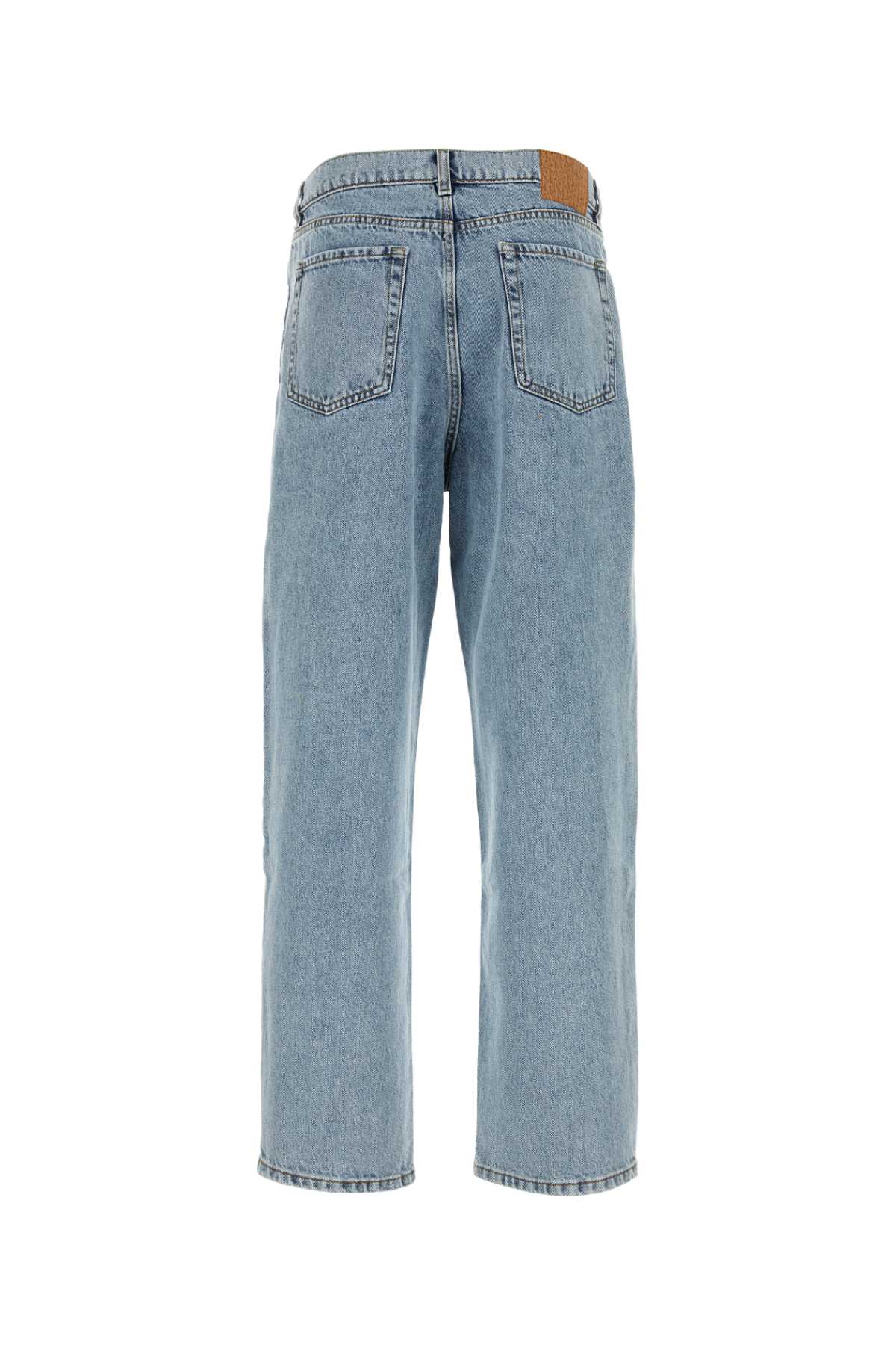 Shop Magda Butrym Denim Jeans In Blue