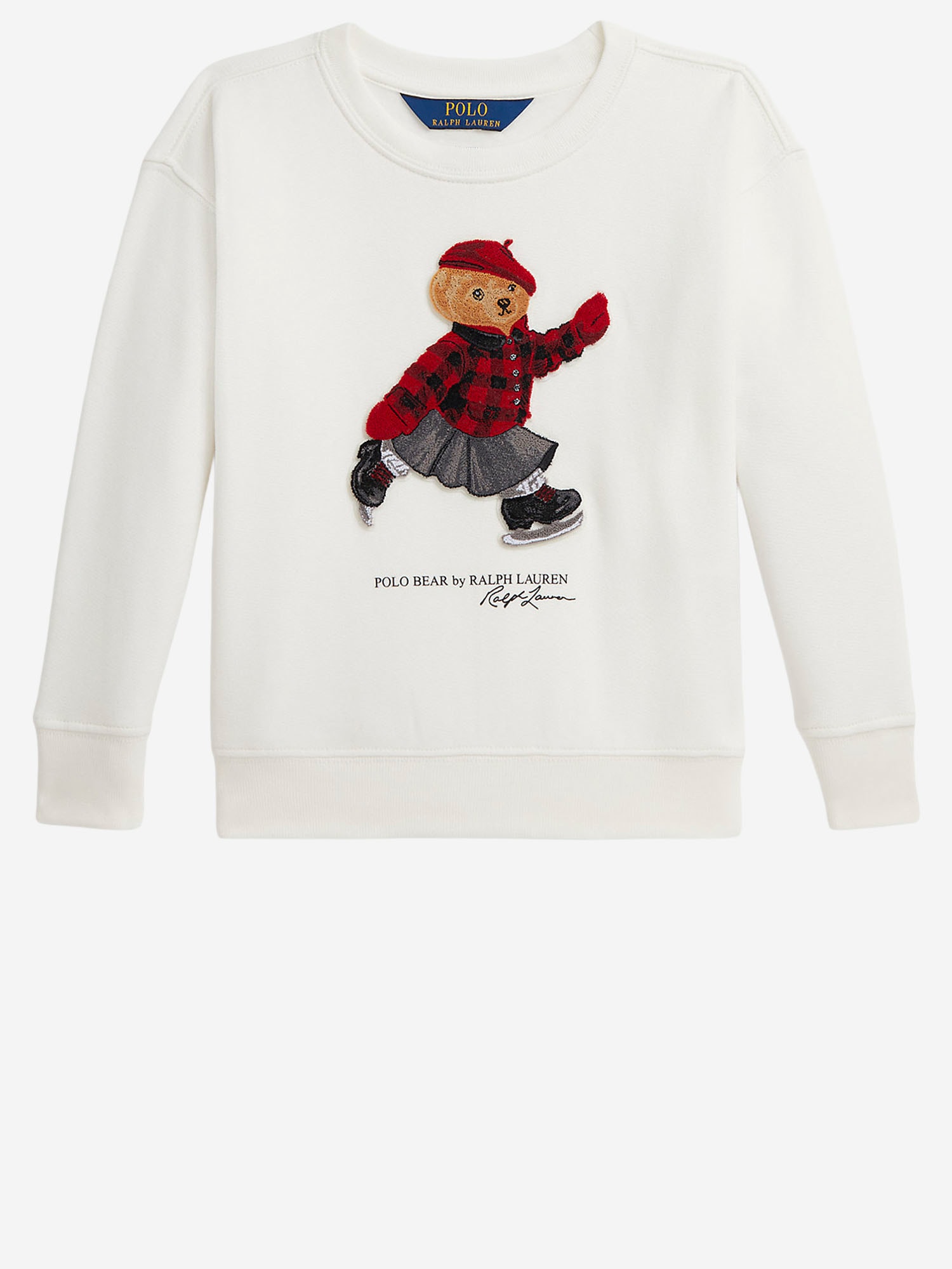 Polo Ralph Lauren Ralph Lauren Polo Bear Cotton Long-sleeve Tee In White