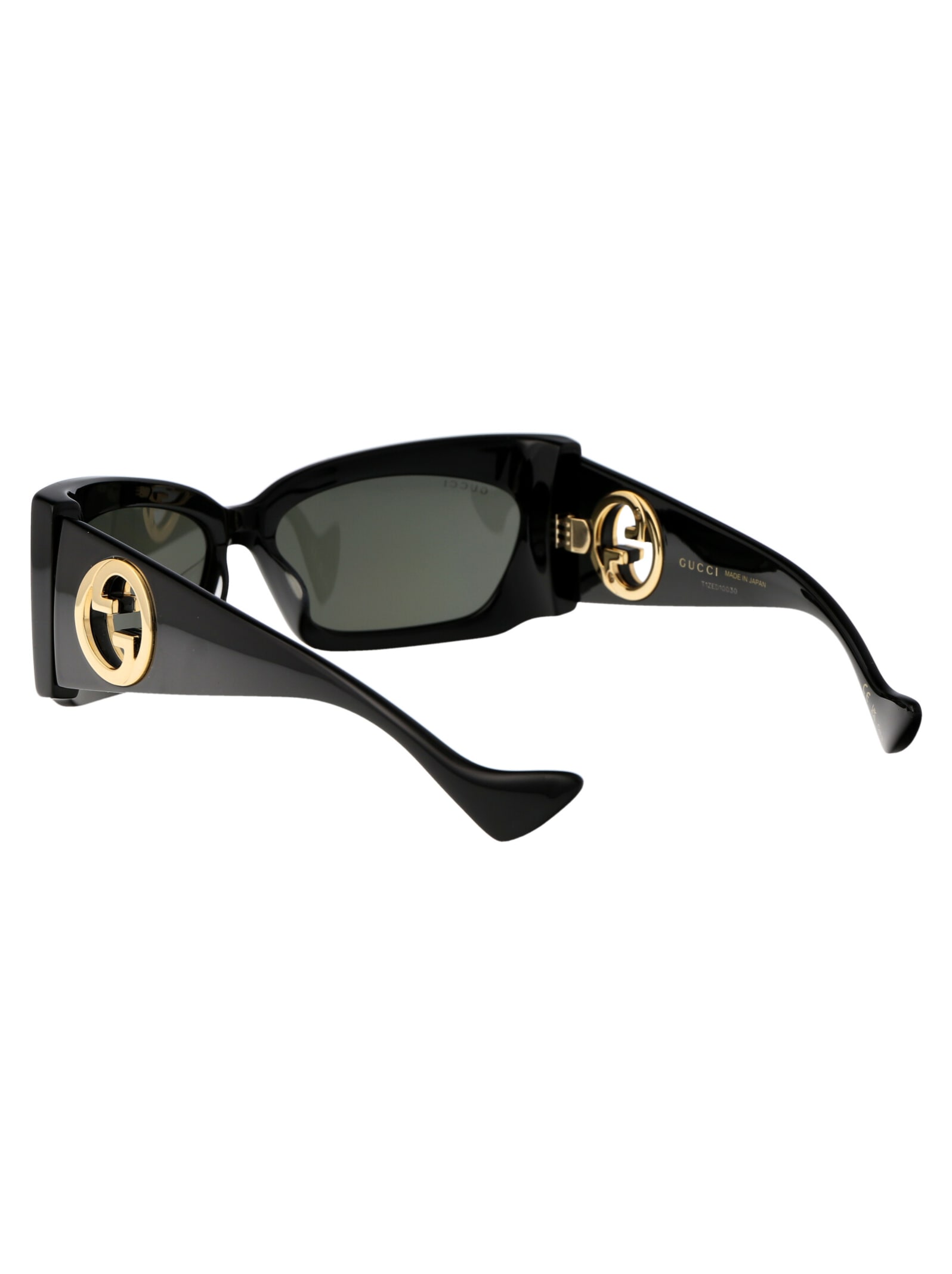 Shop Gucci Gg1412s Sunglasses In 001 Black Black Grey