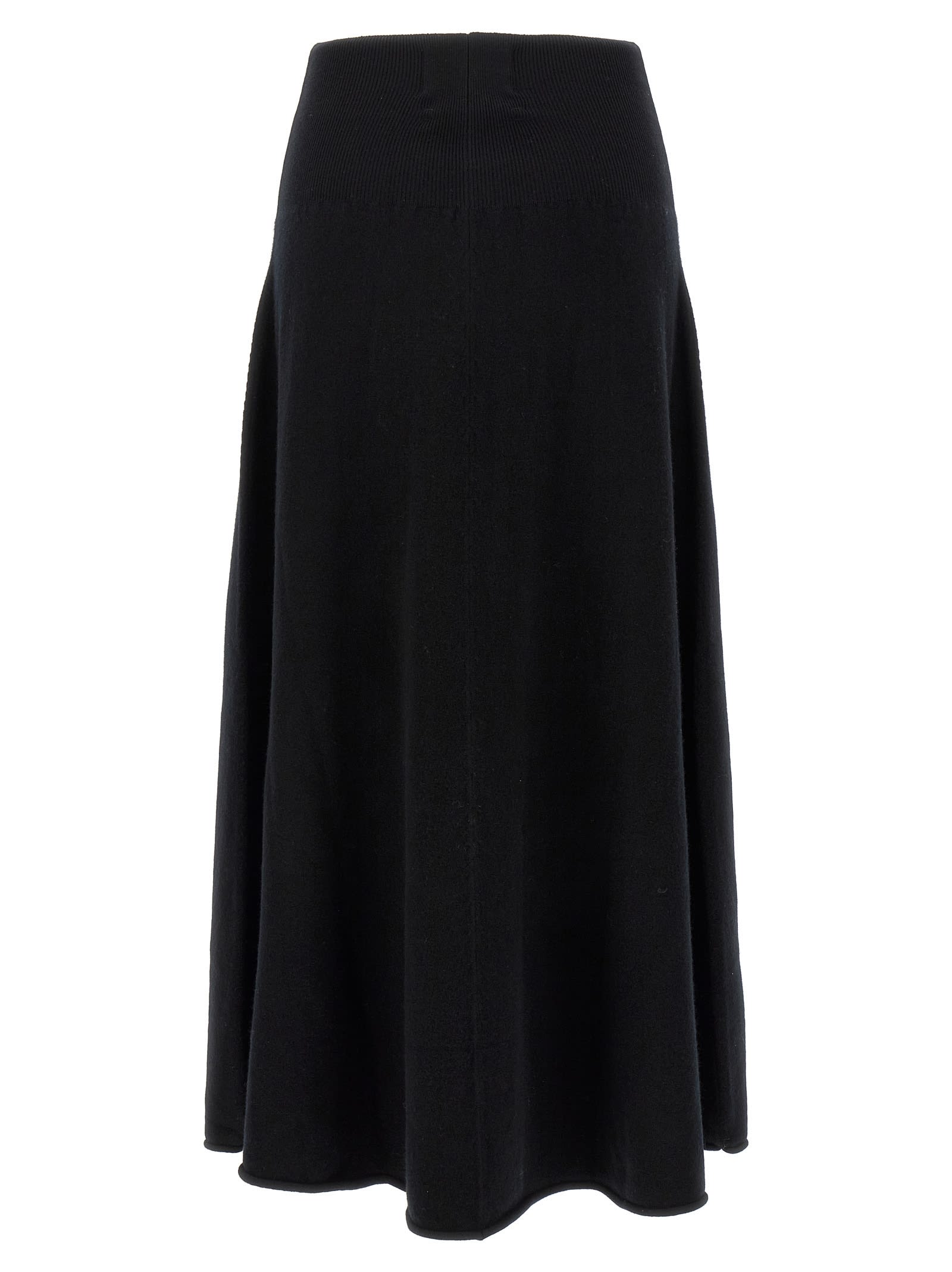 Extreme Cashmere 'n°388 Ease' Skirt In Black