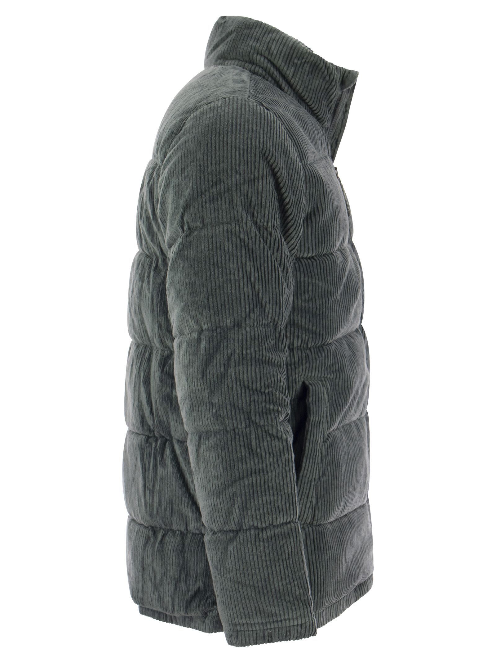 Shop Patagonia Corduroy Jacket In Grey