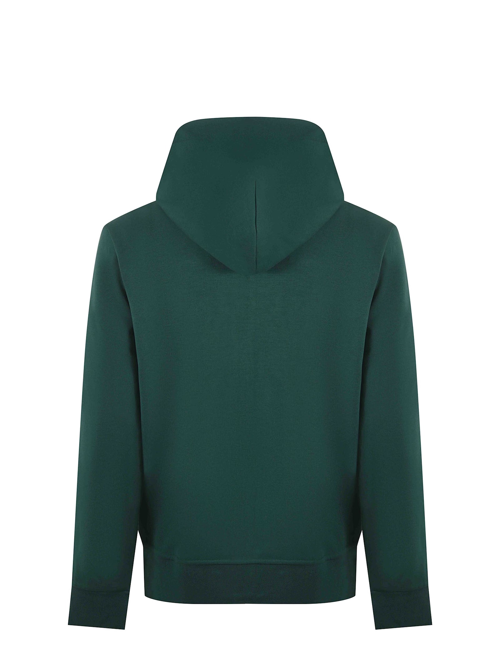 Shop Polo Ralph Lauren Cotton Hoody Sweatshirt In Verde Inglese