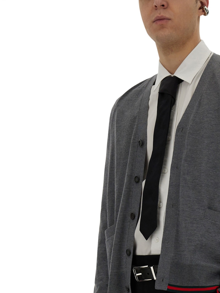Gucci Web Pattern Cardigan