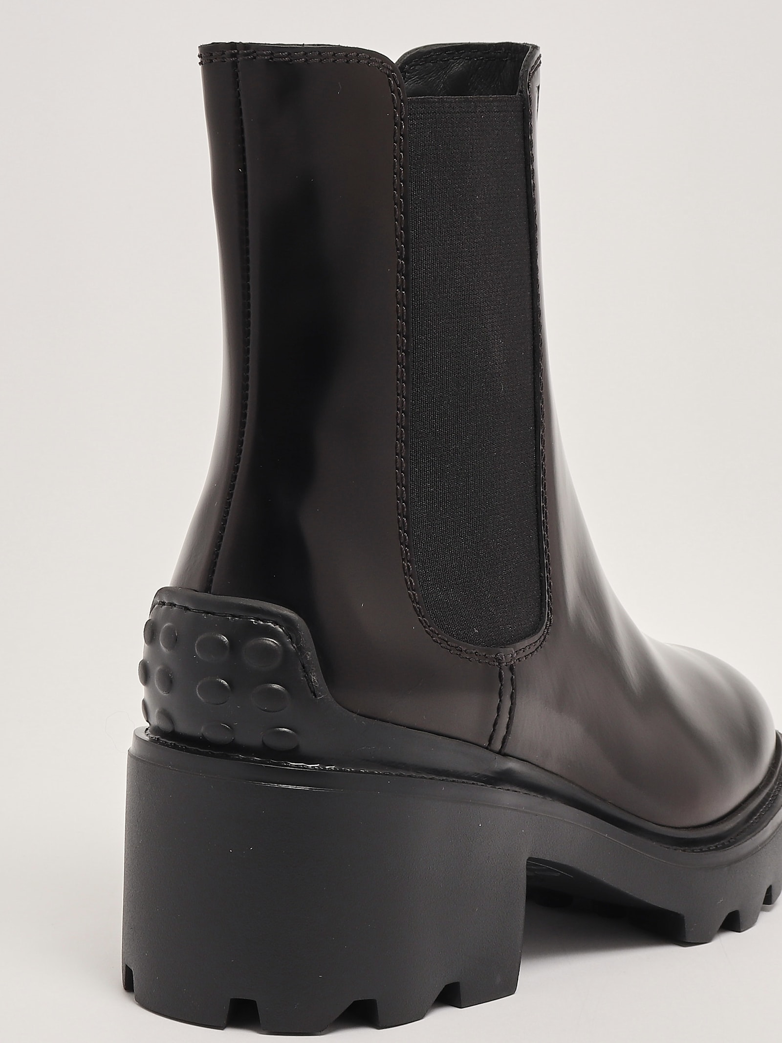 Shop Tod's Gomma Carro T60 Tronchetto Elastico Boots In Nero