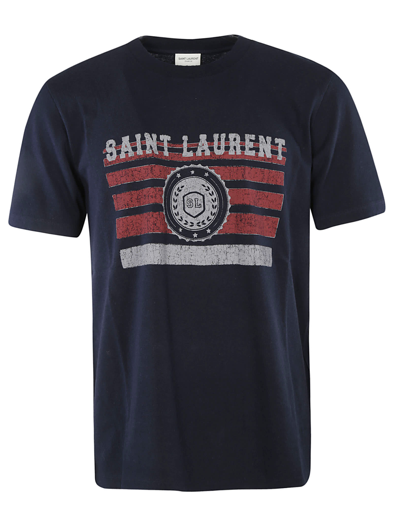 Saint Laurent Regular Varsity Logo T-shirt