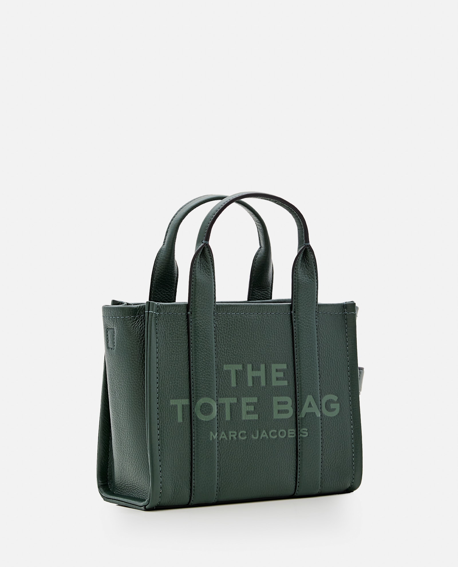 Marc Jacobs The Leather Small Tote Bag In Green