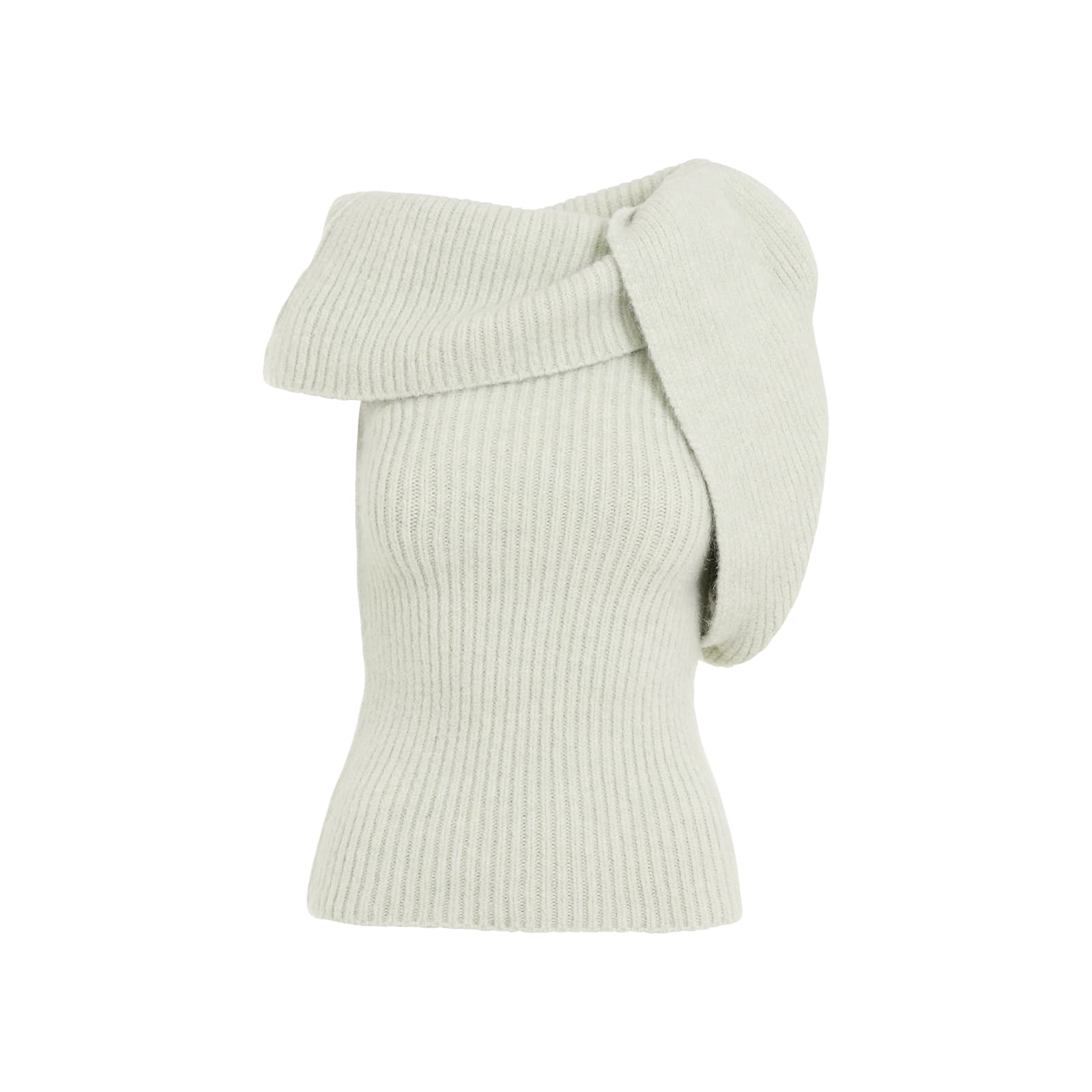 Shop Rick Owens Banded T Top In Pale Green