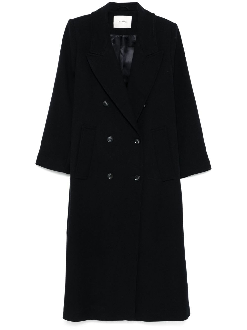 Shop Ivy & Oak Clemence Oversized Blazer Coat In Dark Navy