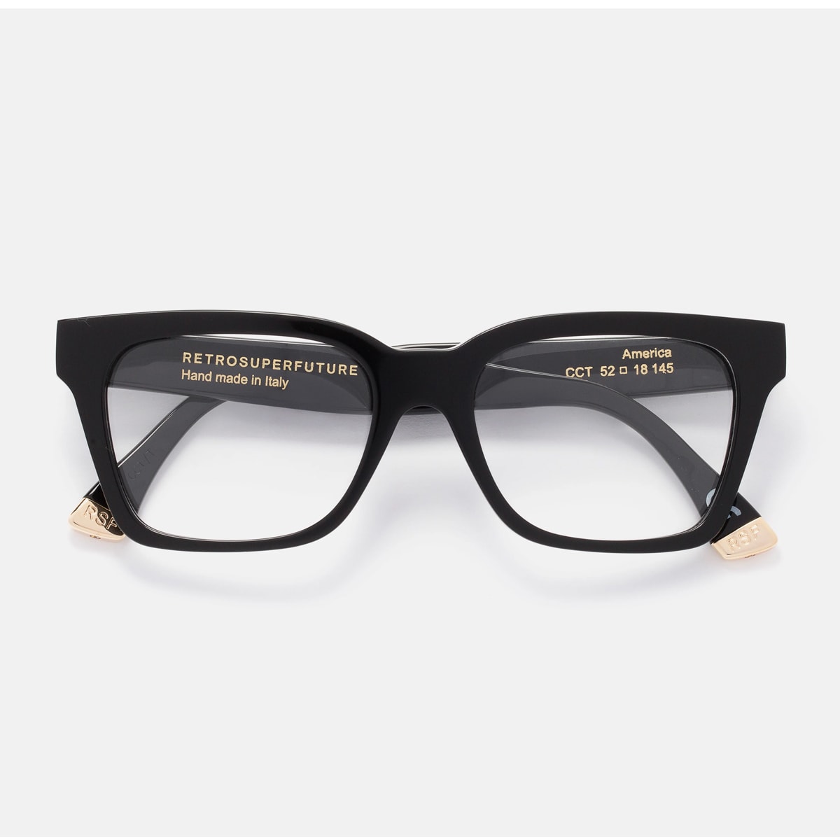 America Optical Nero Black Glasses