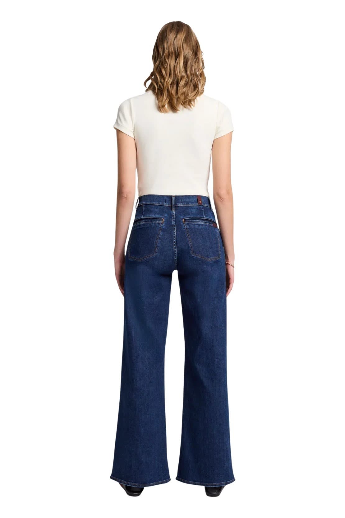 Shop 7 For All Mankind Tailored Lotta In Dark Blue