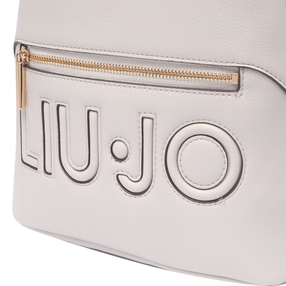 Shop Liu •jo Logo Backpack In White