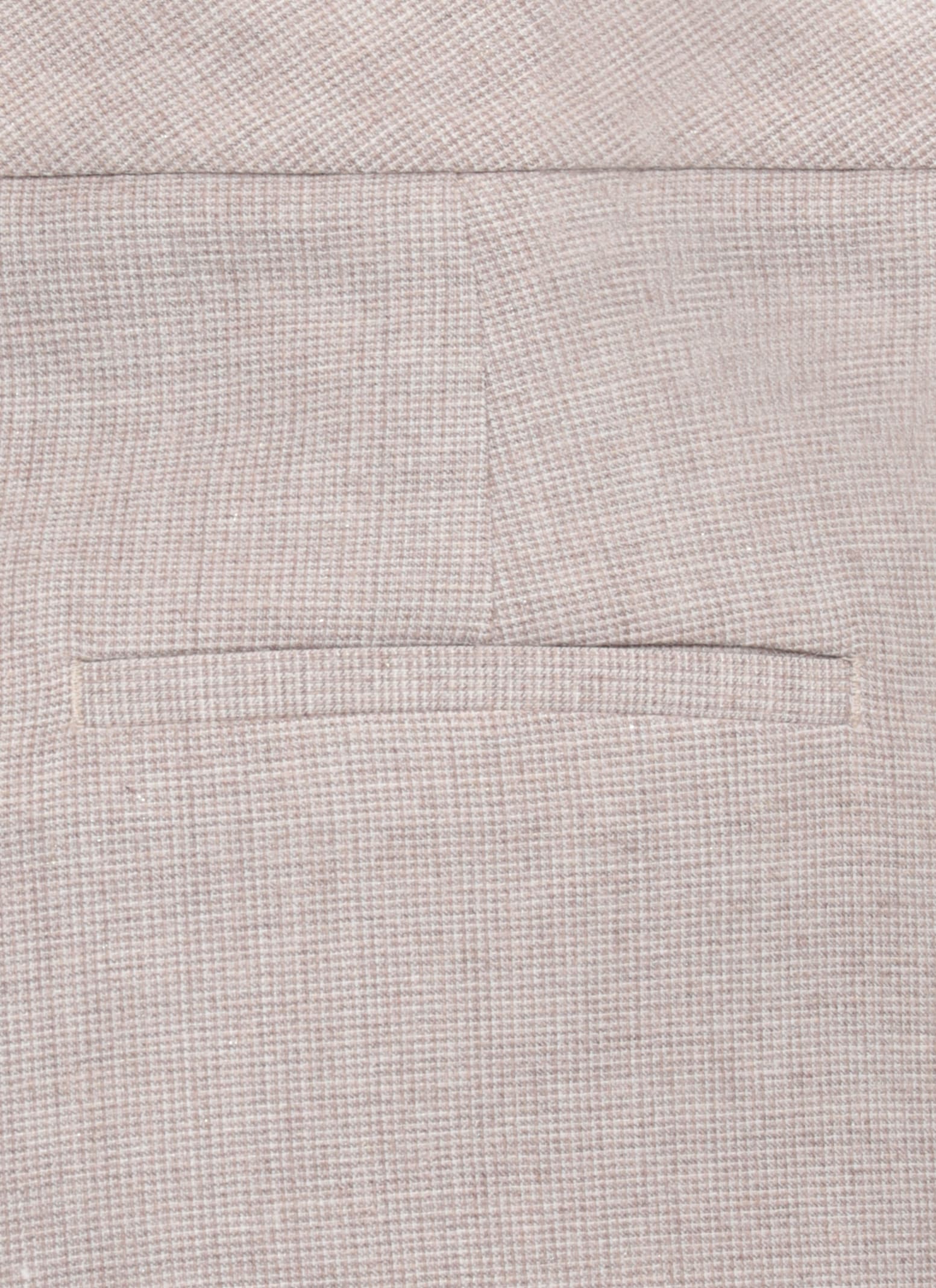 Peserico Wool Pants In Neutral