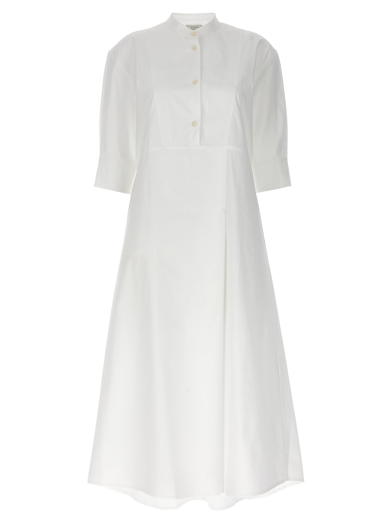 Shop Studio Nicholson Sabo Dress In White