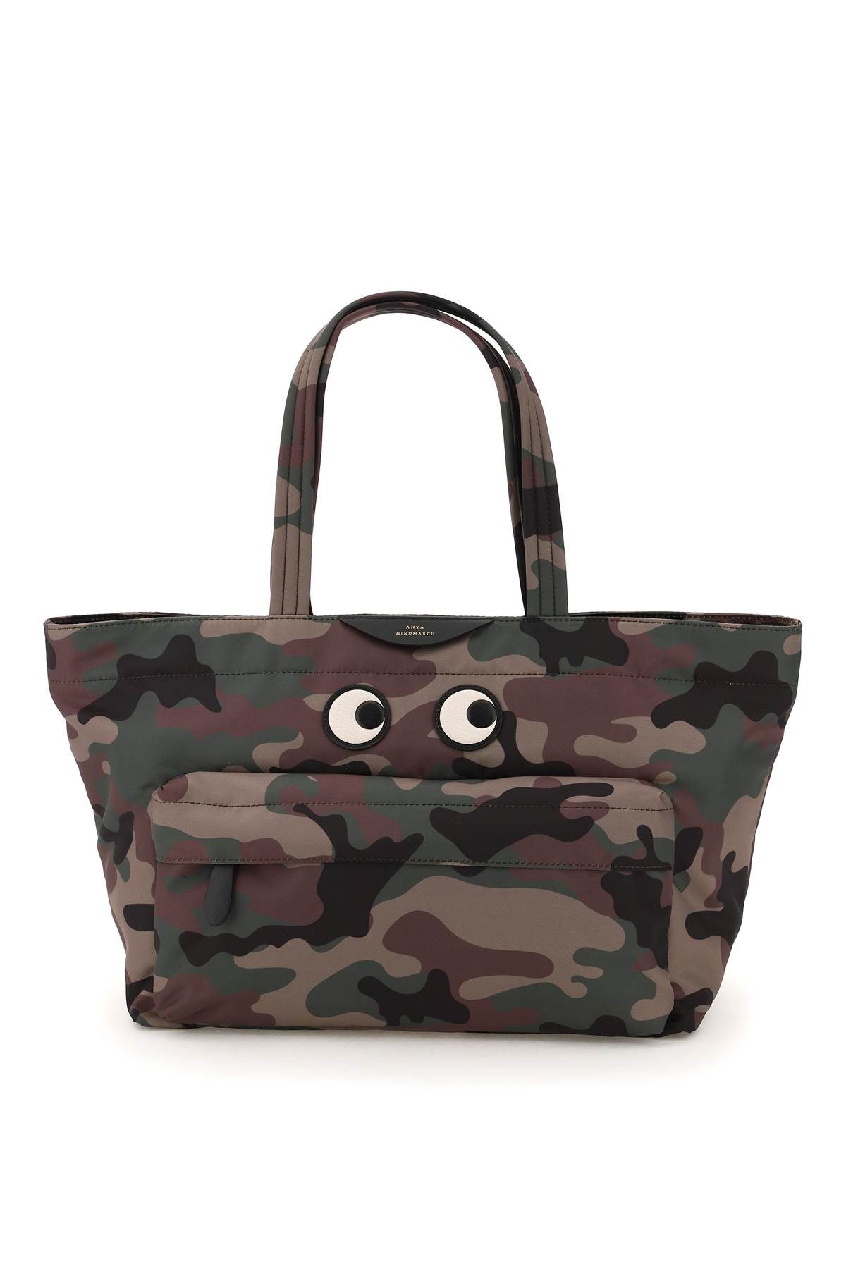 Anya Hindmarch Eyes Camouflage Printed Tote Bag In Multi-colored