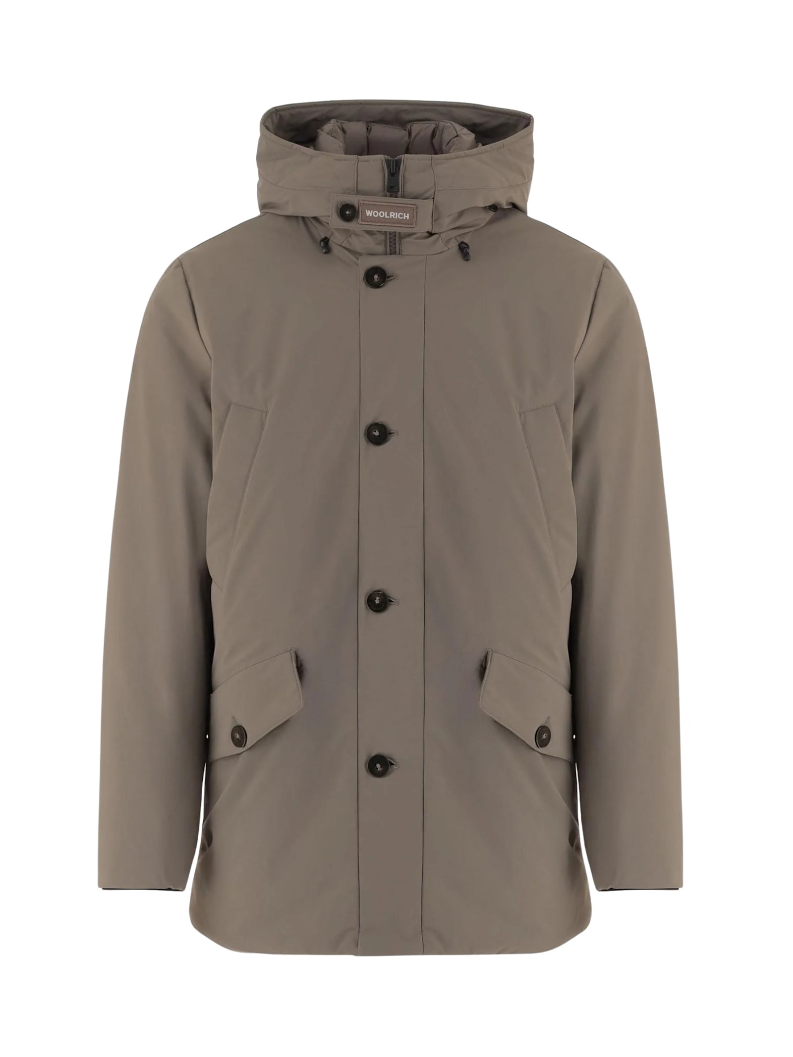 Woolrich Arctic Stretch Parka In Brown