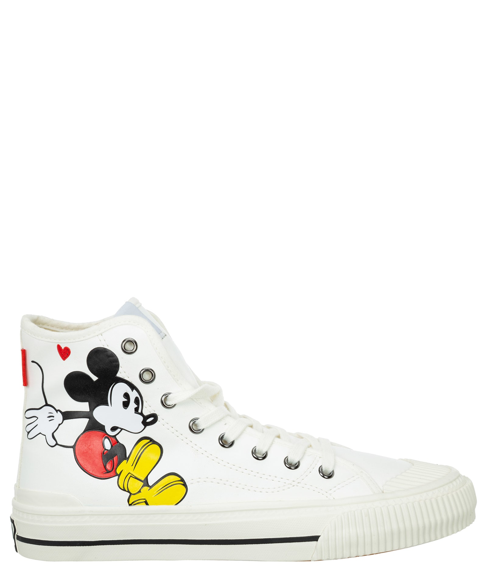 M.O.A. master of arts Disney Mickey Mouse Master Collector Leather High-top Sneakers