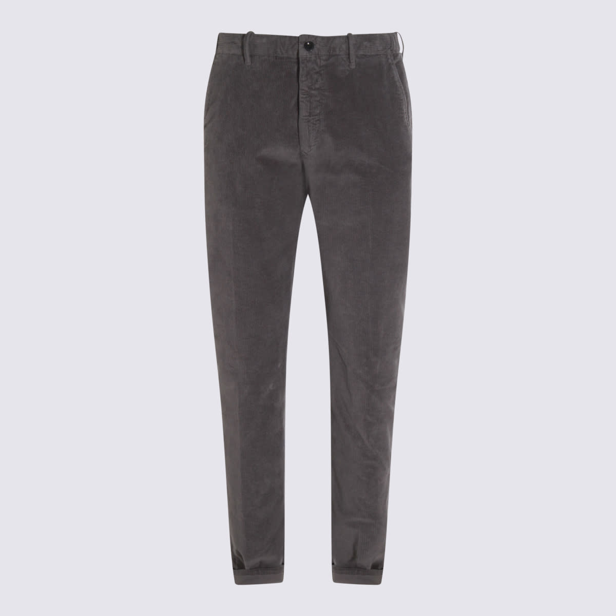 Incotex Casual Trousers With Pockets And Loops In Gray
