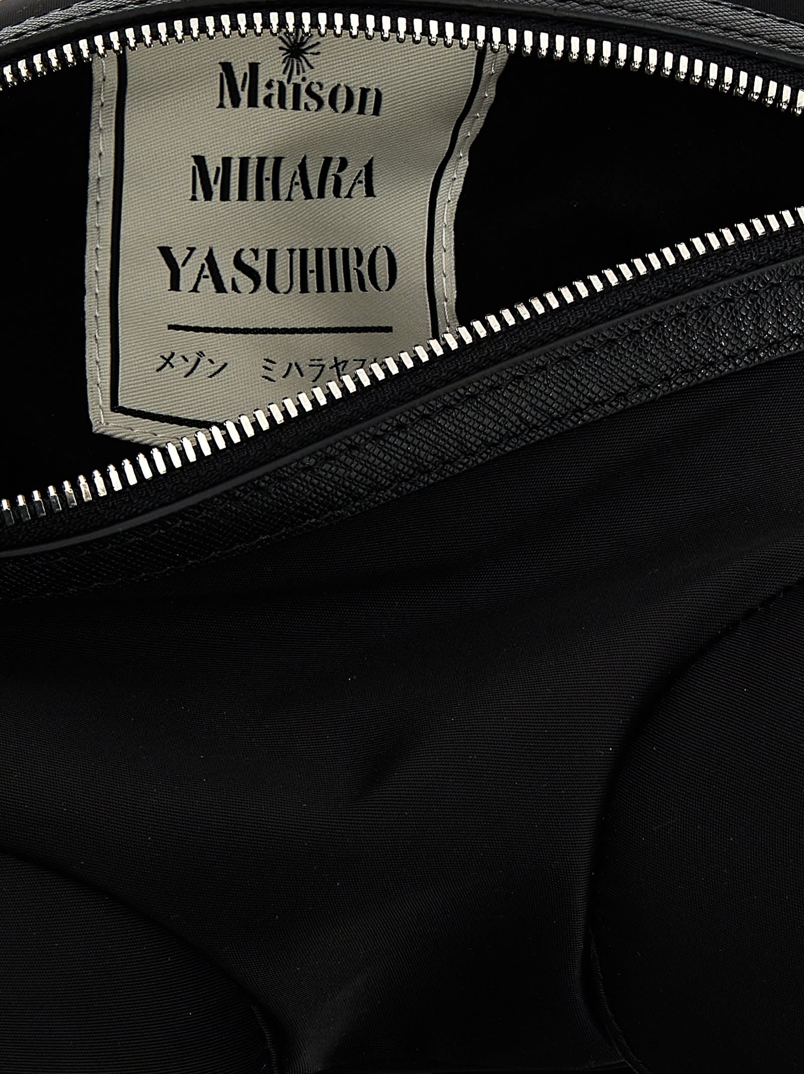 Shop Miharayasuhiro Triceratops Crossbody Bag In Black