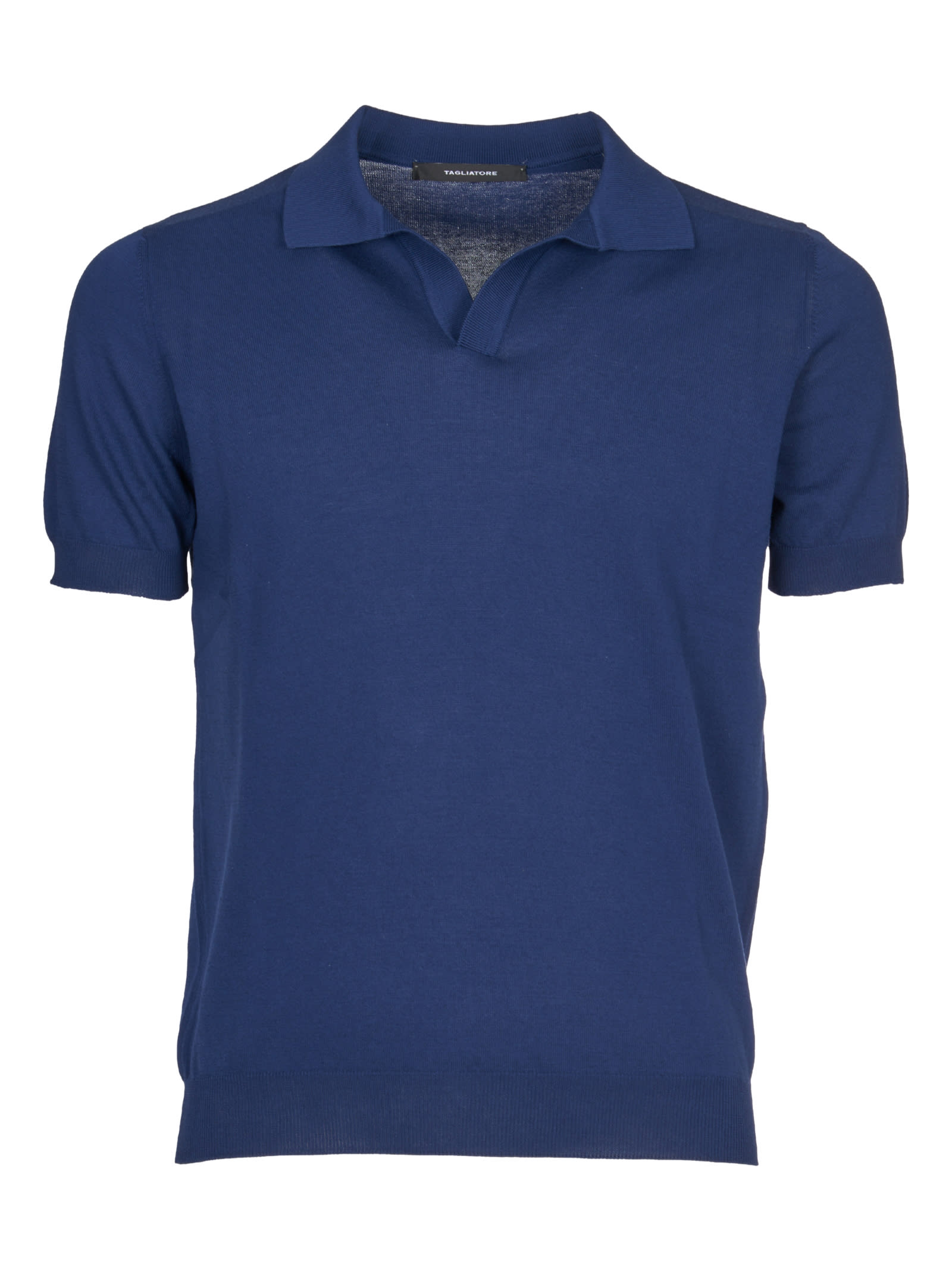 Shop Tagliatore Polo Shirt In Blue
