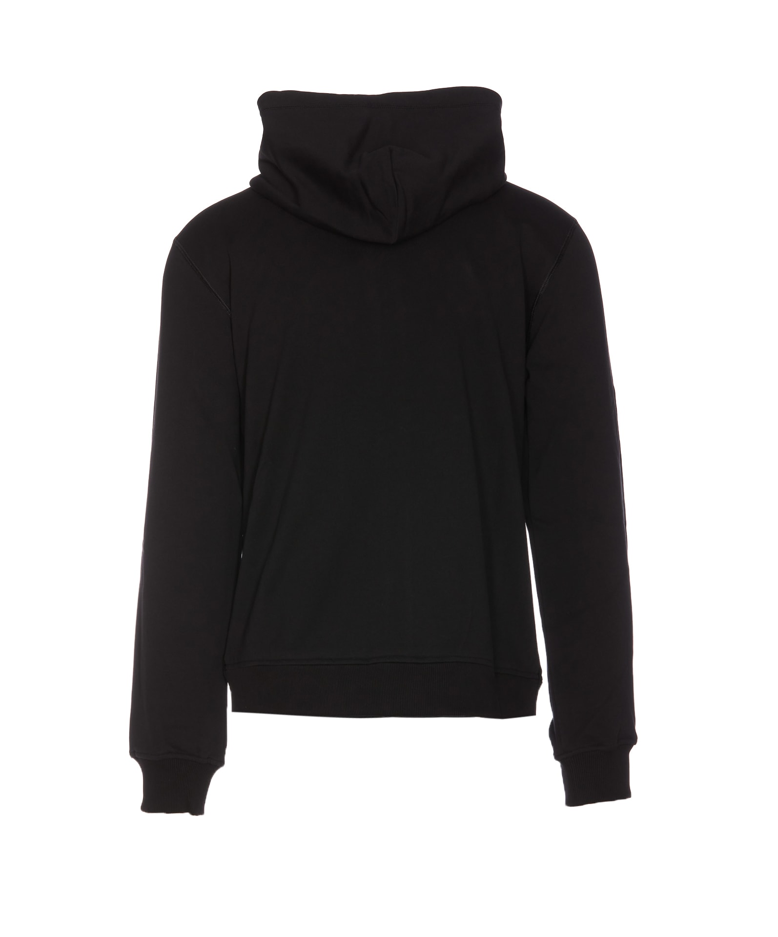 Shop Dolce & Gabbana Hooded Sweatshirt In Nero