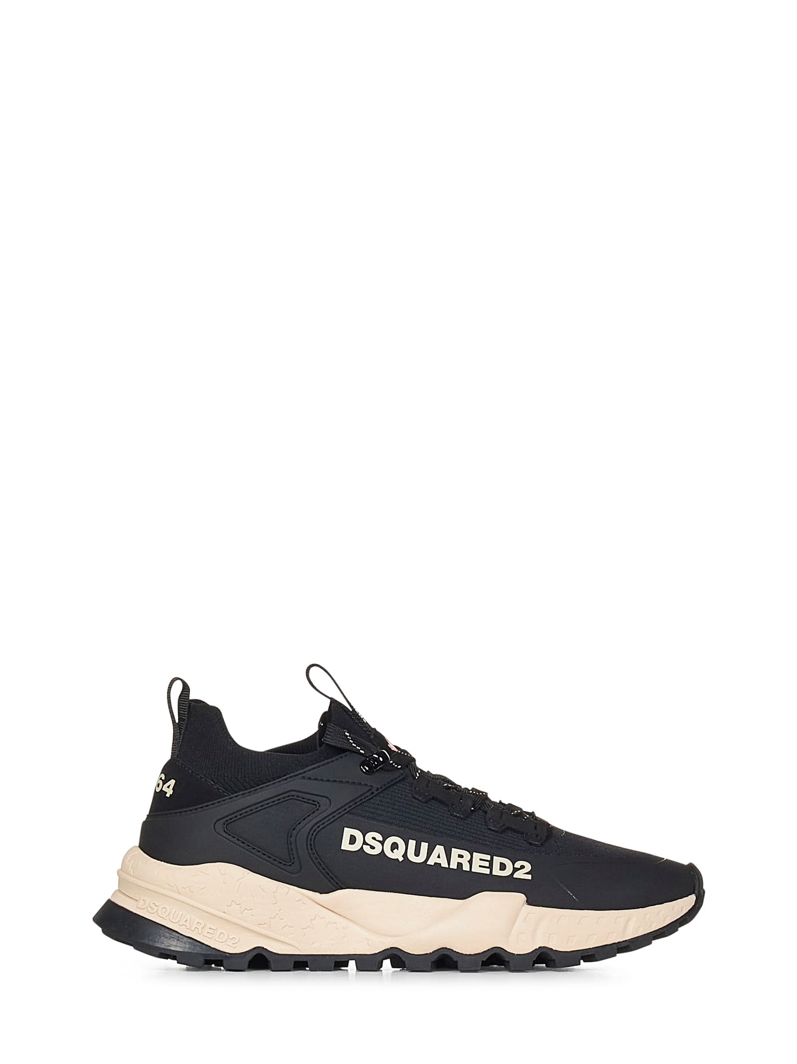 Shop Dsquared2 Free Sneakers In Black