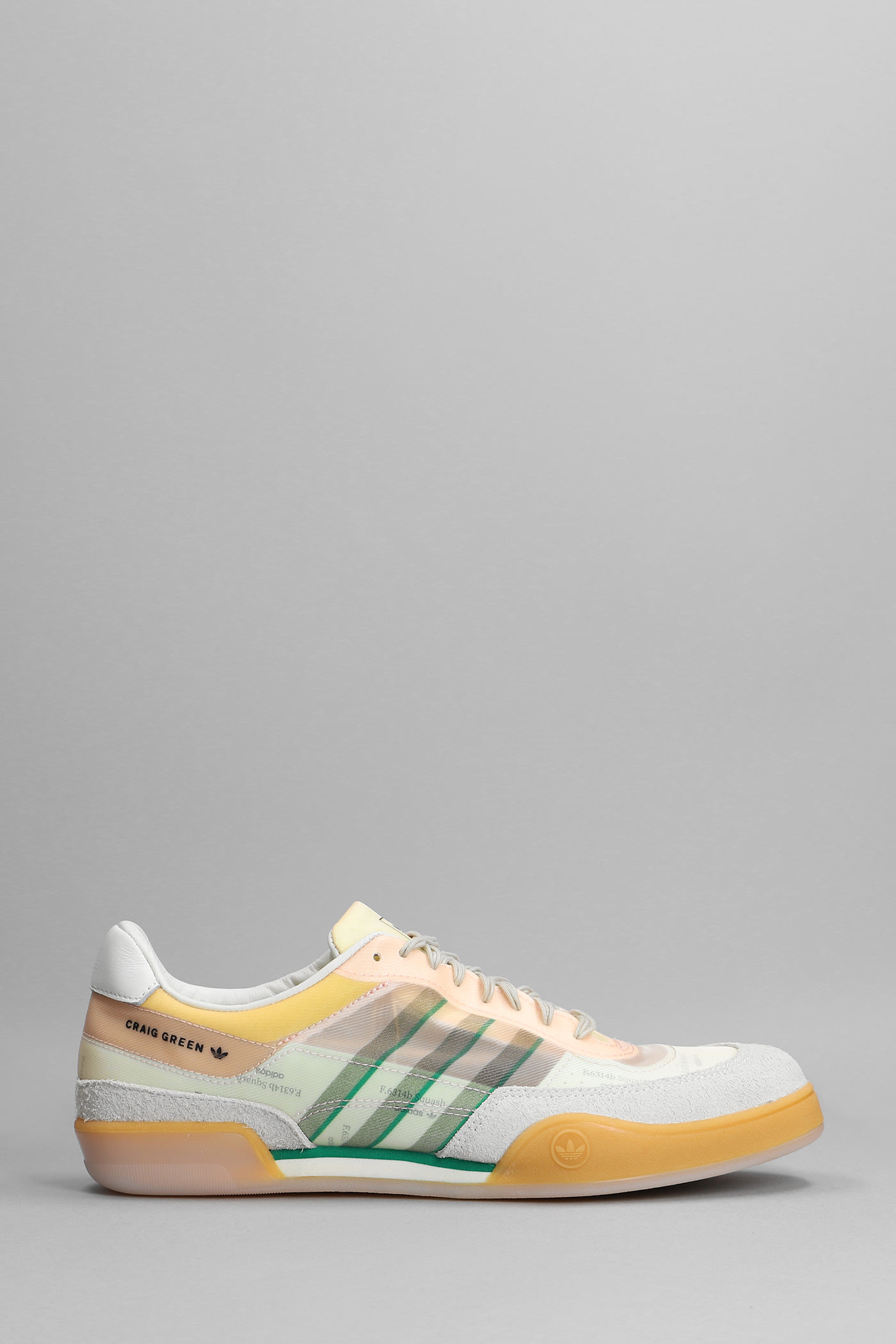 Adidas Originals by Craig Green Sneakers In Beige Leather And Fabric