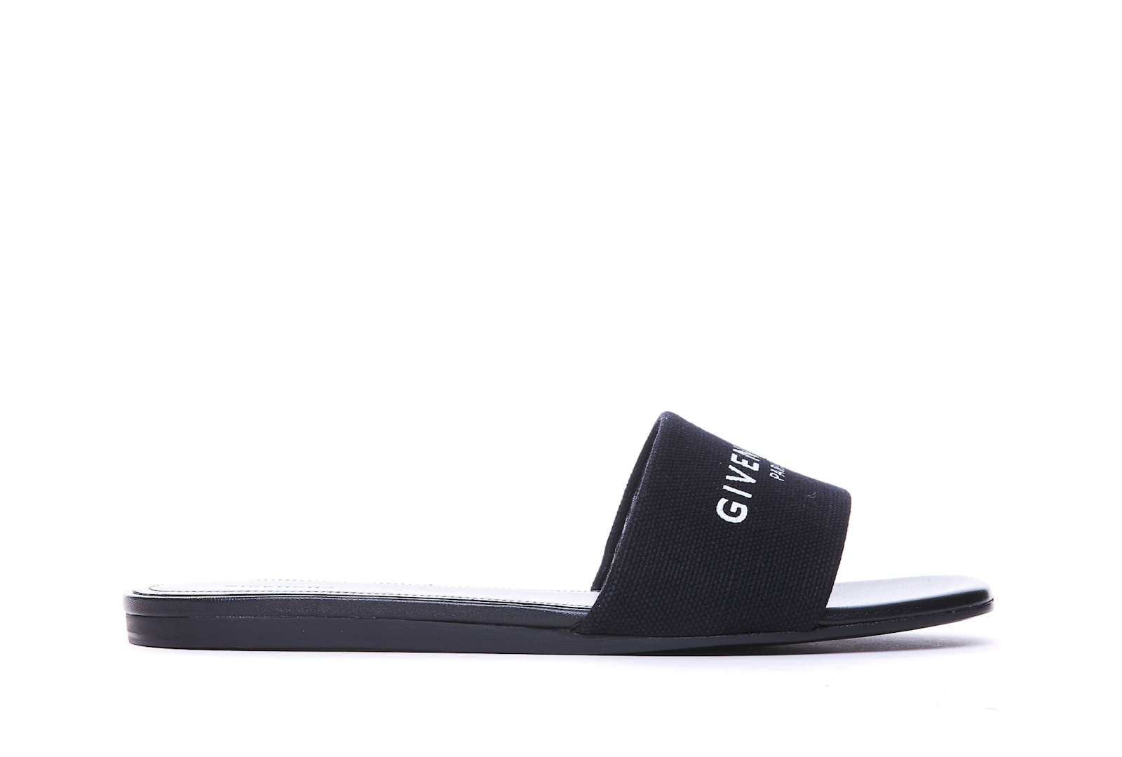 Shop Givenchy 4g Flat Sandals In Black