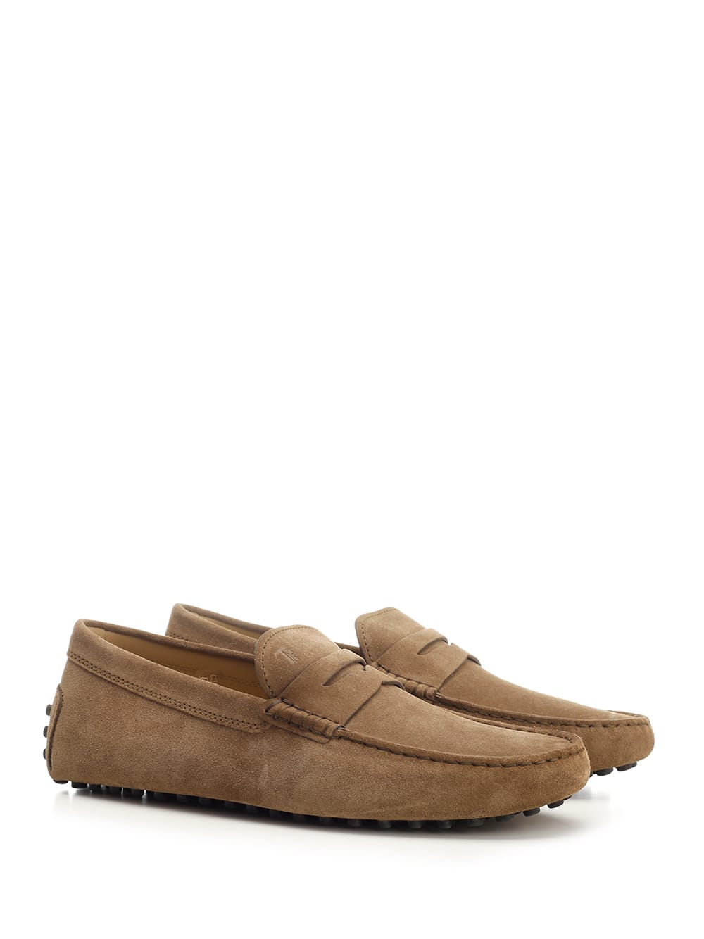 Shop Tod's Gommino Bubble Loafer In Brown