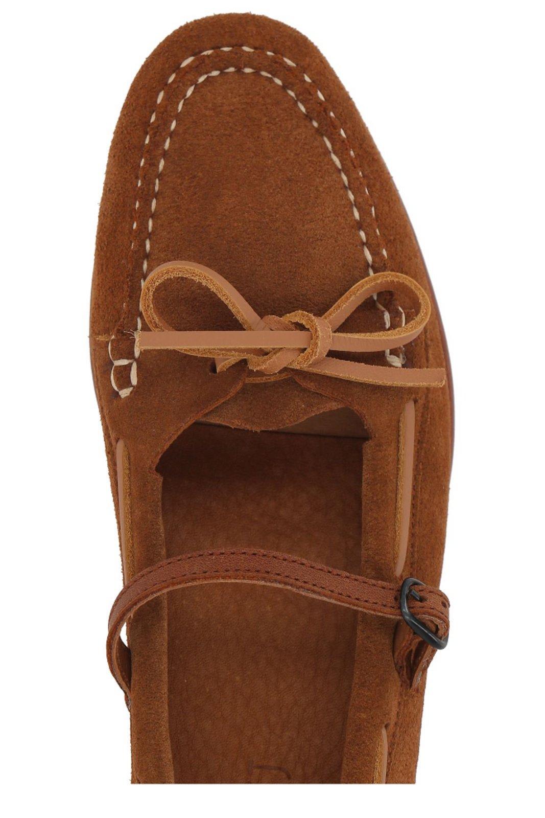 Hereu Women's Lorea Suede Leather Loafers In Tabac