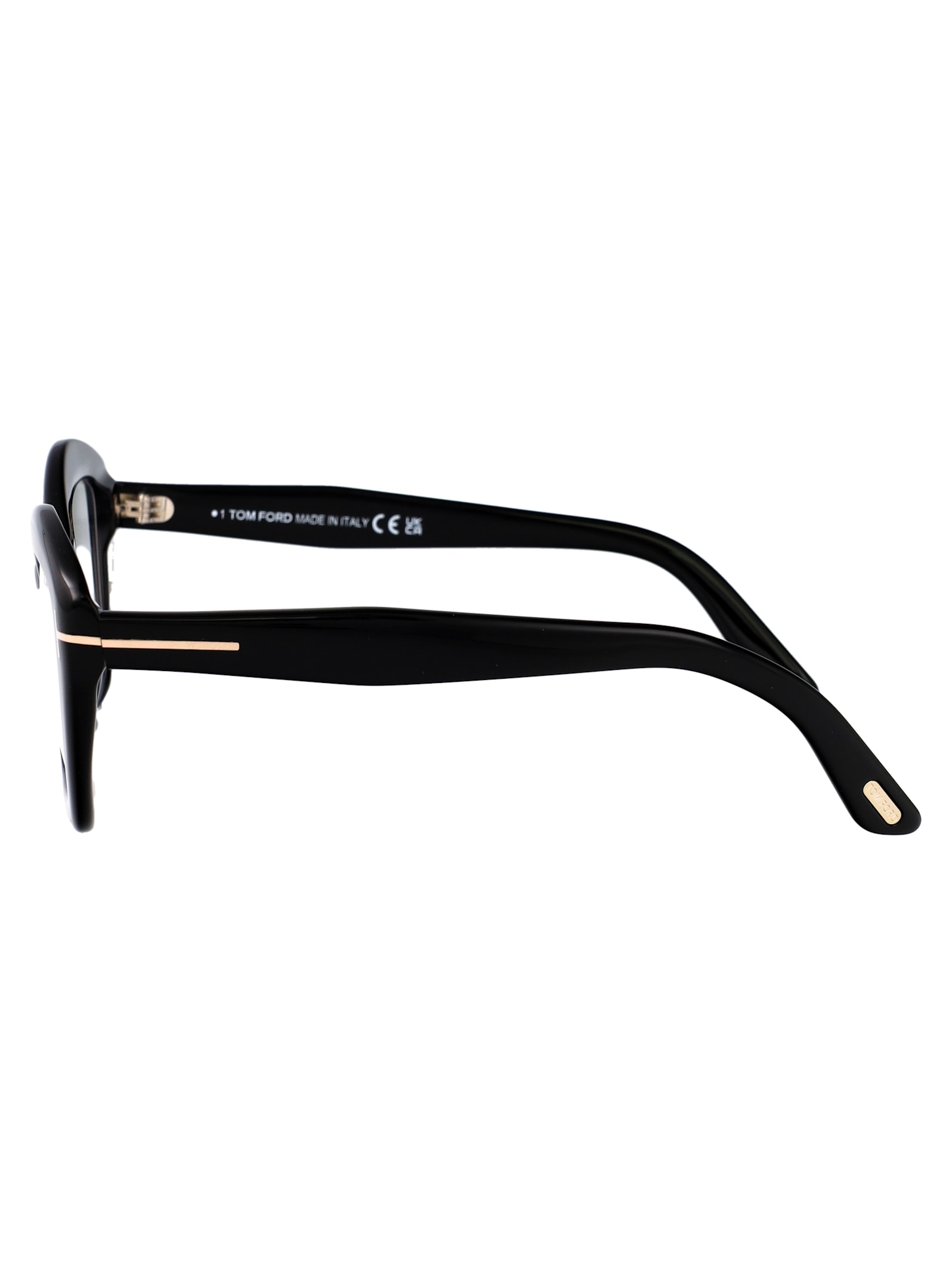 Shop Tom Ford Ft6044-b Glasses In Nero Lucido
