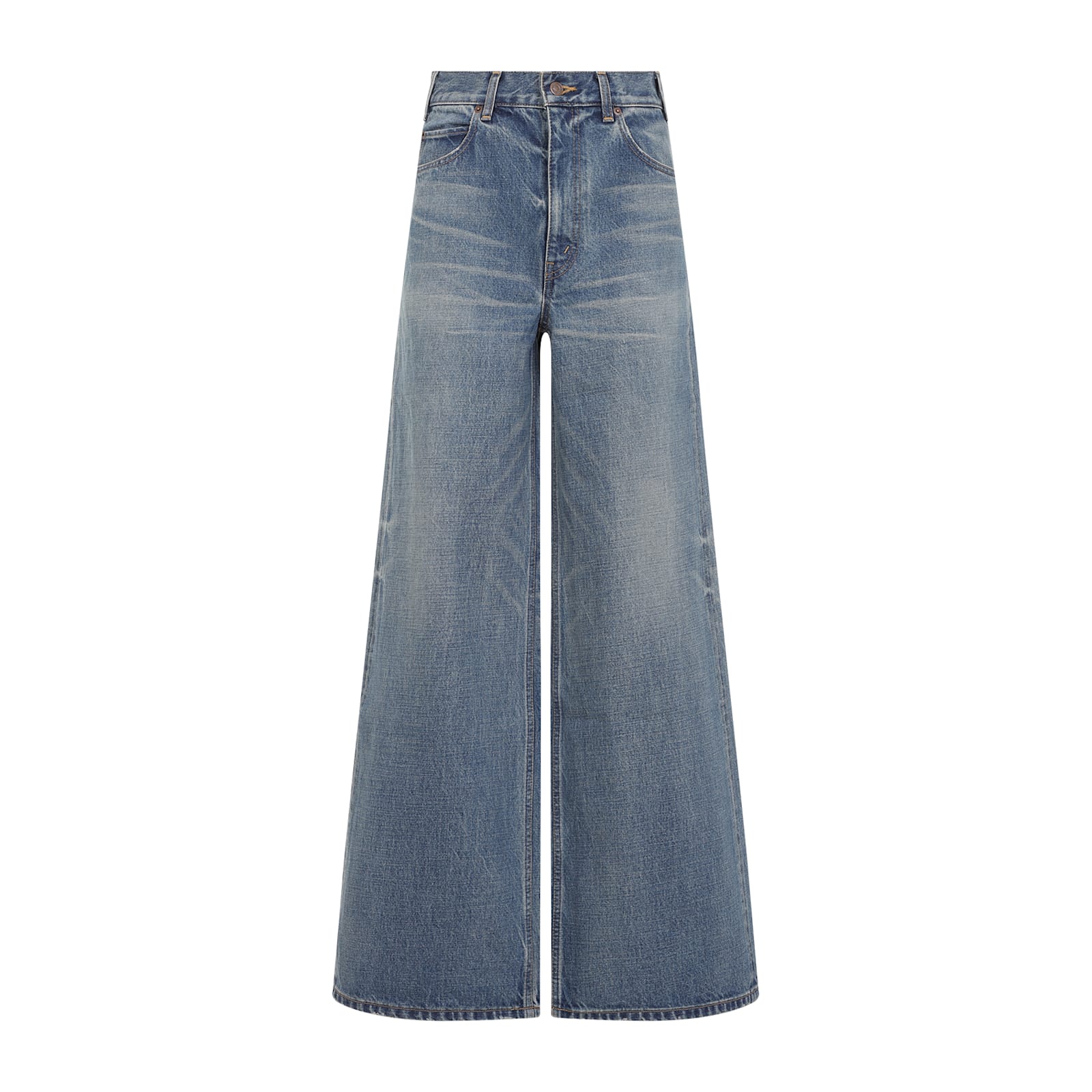 Celine Surf Flare Jeans Women In Blue