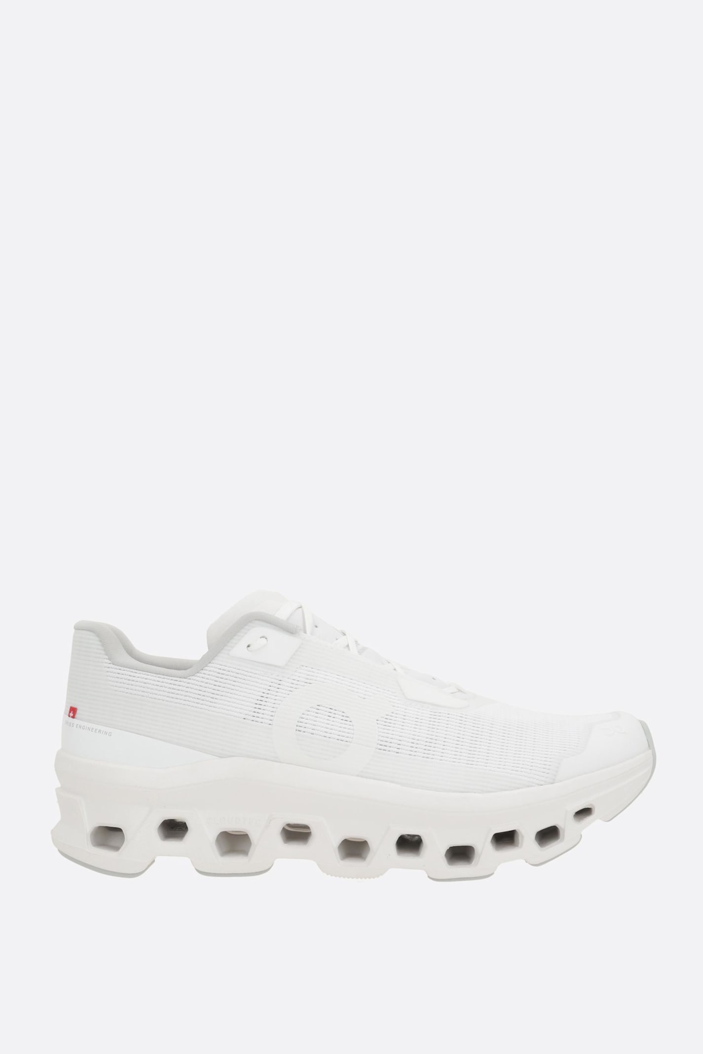On Cloudmster Void Sneakers In Mesh In White