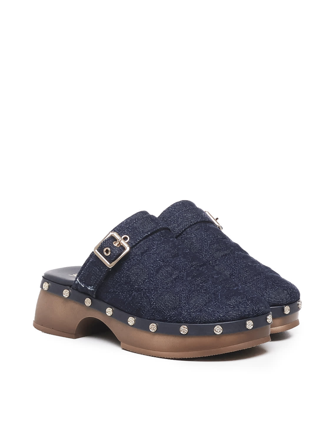 V73 NYALA MULES IN DENIM
