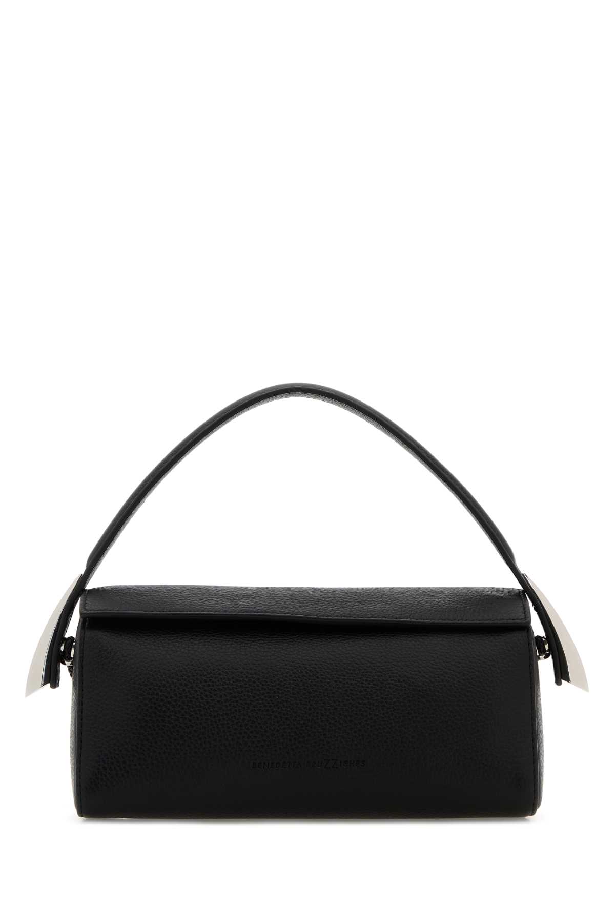 Benedetta Bruzziches Black Leather Elif Handbag In Black