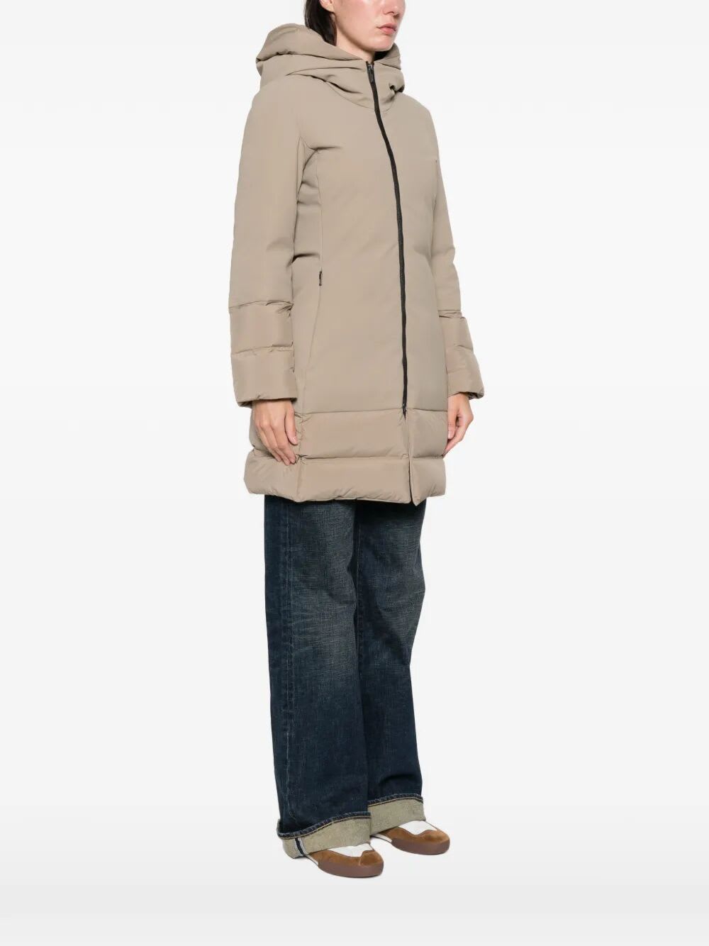 Rrd - Roberto Ricci Design Surflex Winter Hybrid Long Wom Jkt In Brown