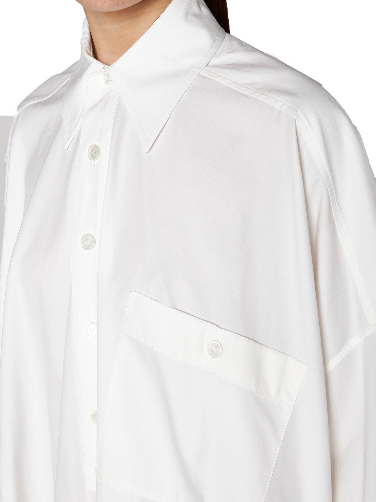 Bottega Veneta Compact Cotton Dress In White