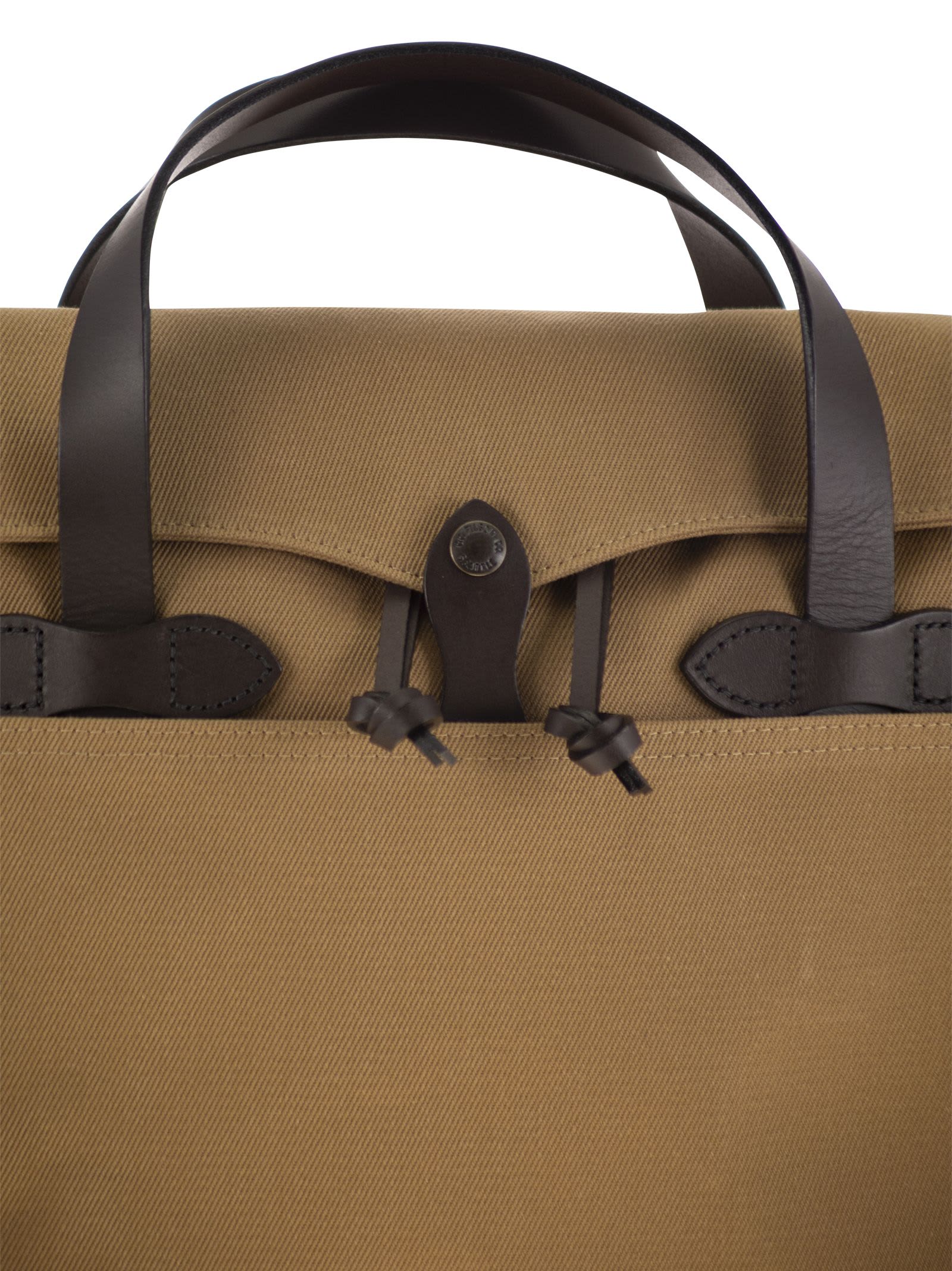 Filson Briefcase In Rugged Twill In Tan