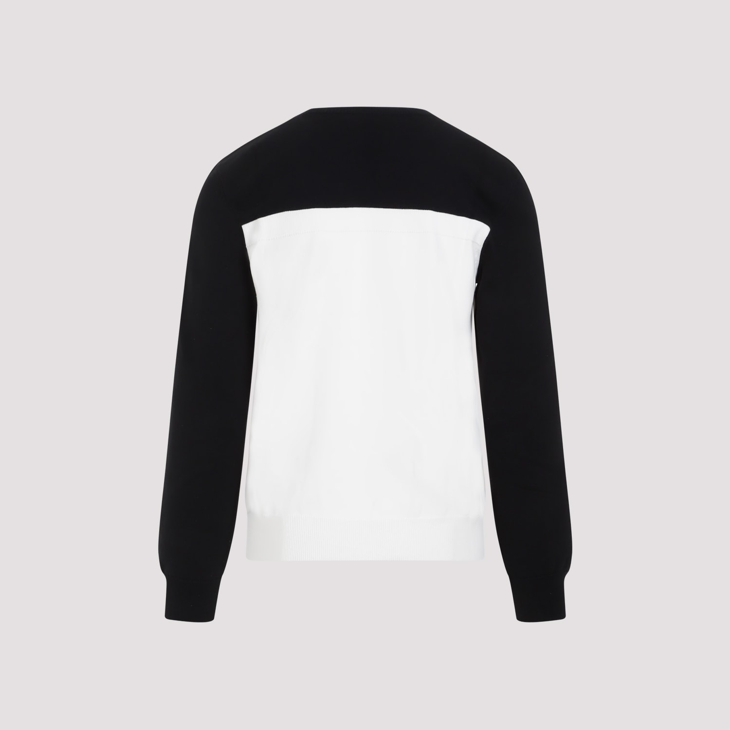 Shop Alexander Mcqueen Cotton Pullover In Black Ivory