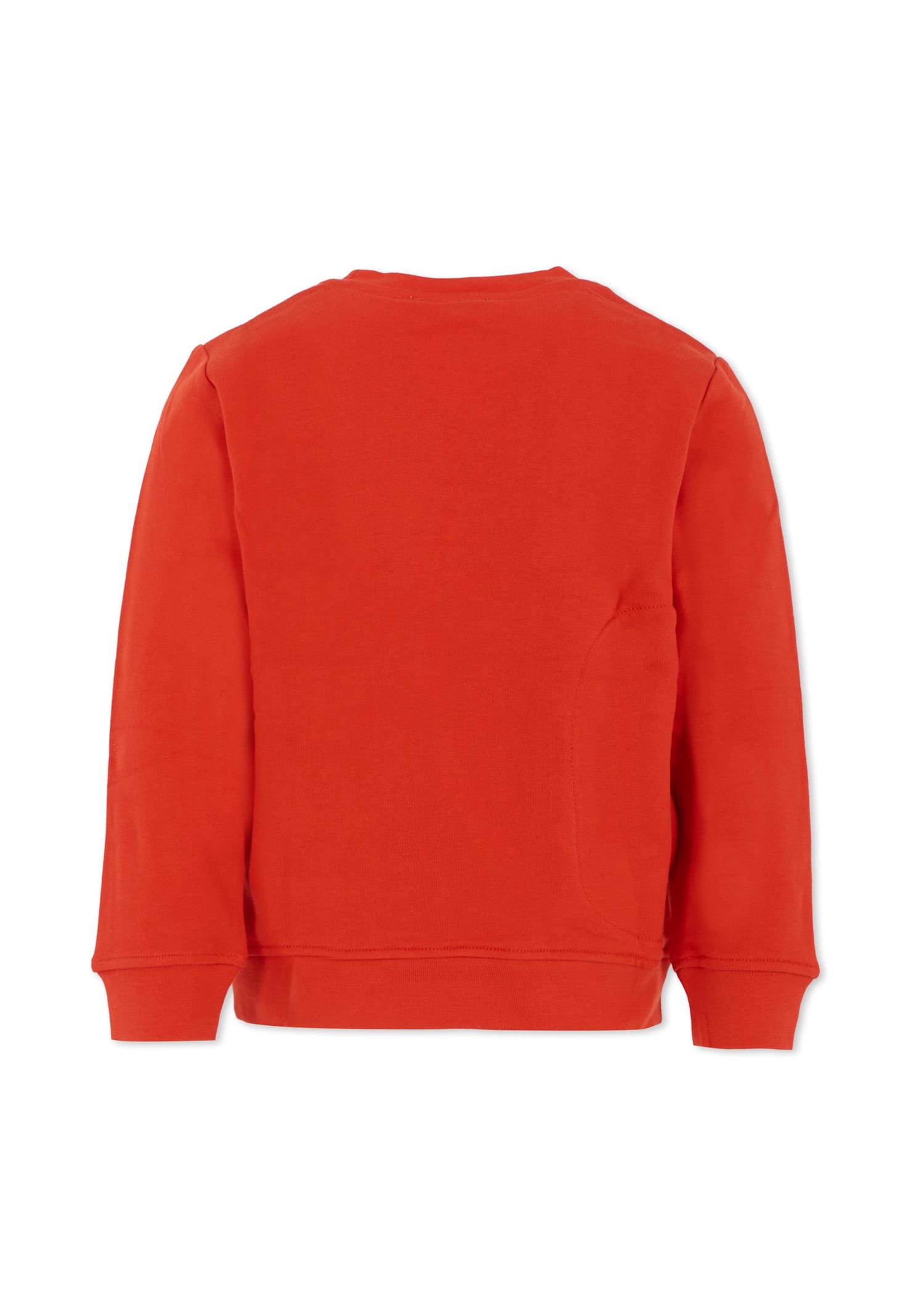 Stella Mccartney Red Sweatshirt For Kids With Santa Claus In Red