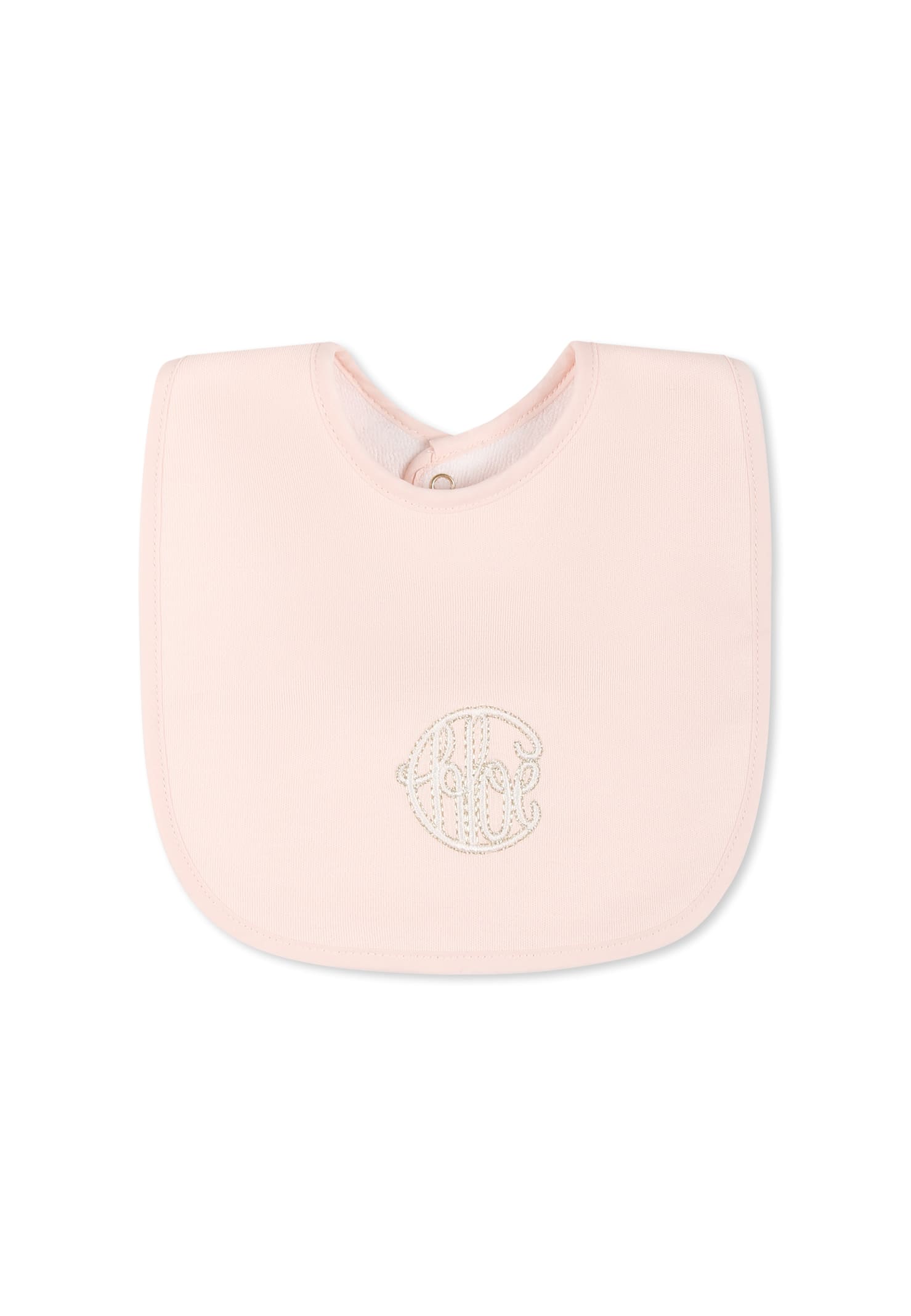 Chloé Pink Set For Baby Girl With Logo In Pink