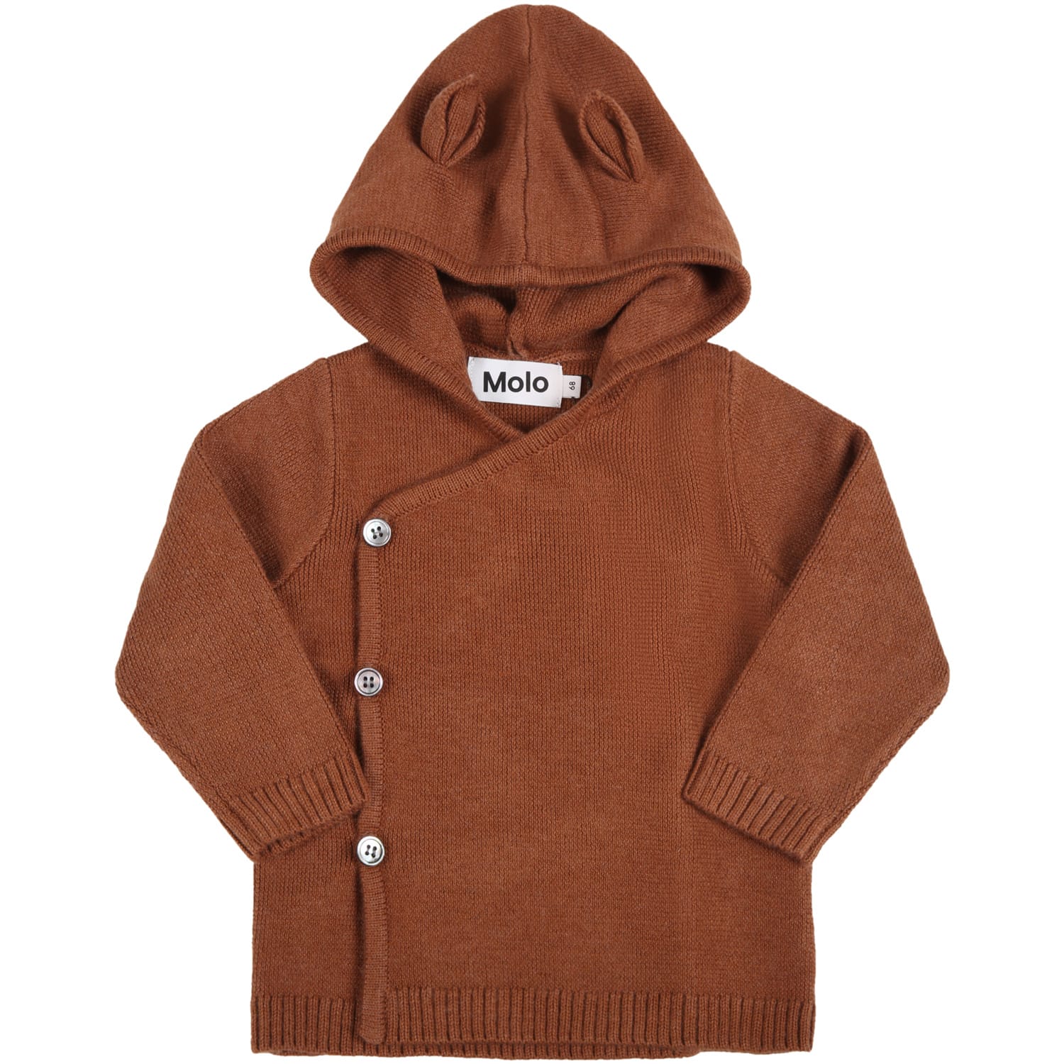 Molo Brown Cardigan For Baby Kids