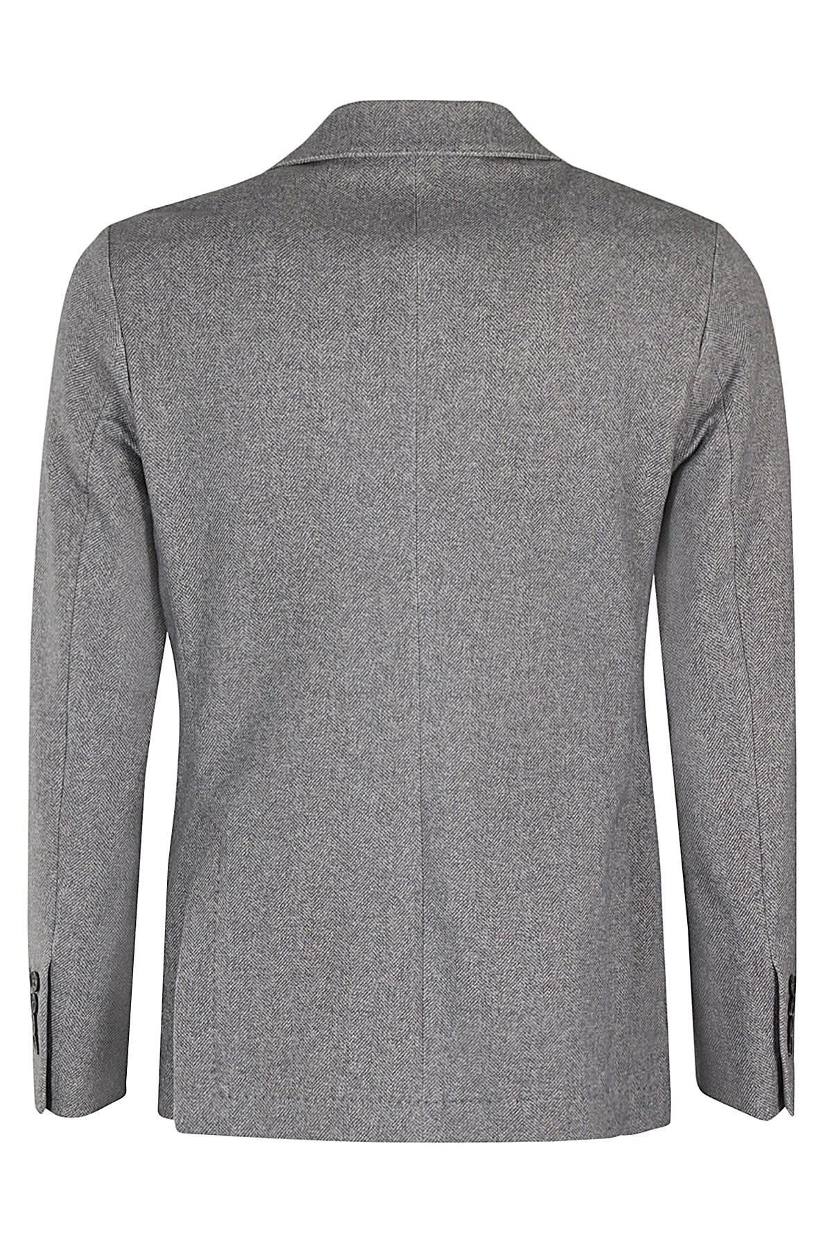 Shop Circolo 1901 Giacca 1 Petto Jersey Spinato In Gray