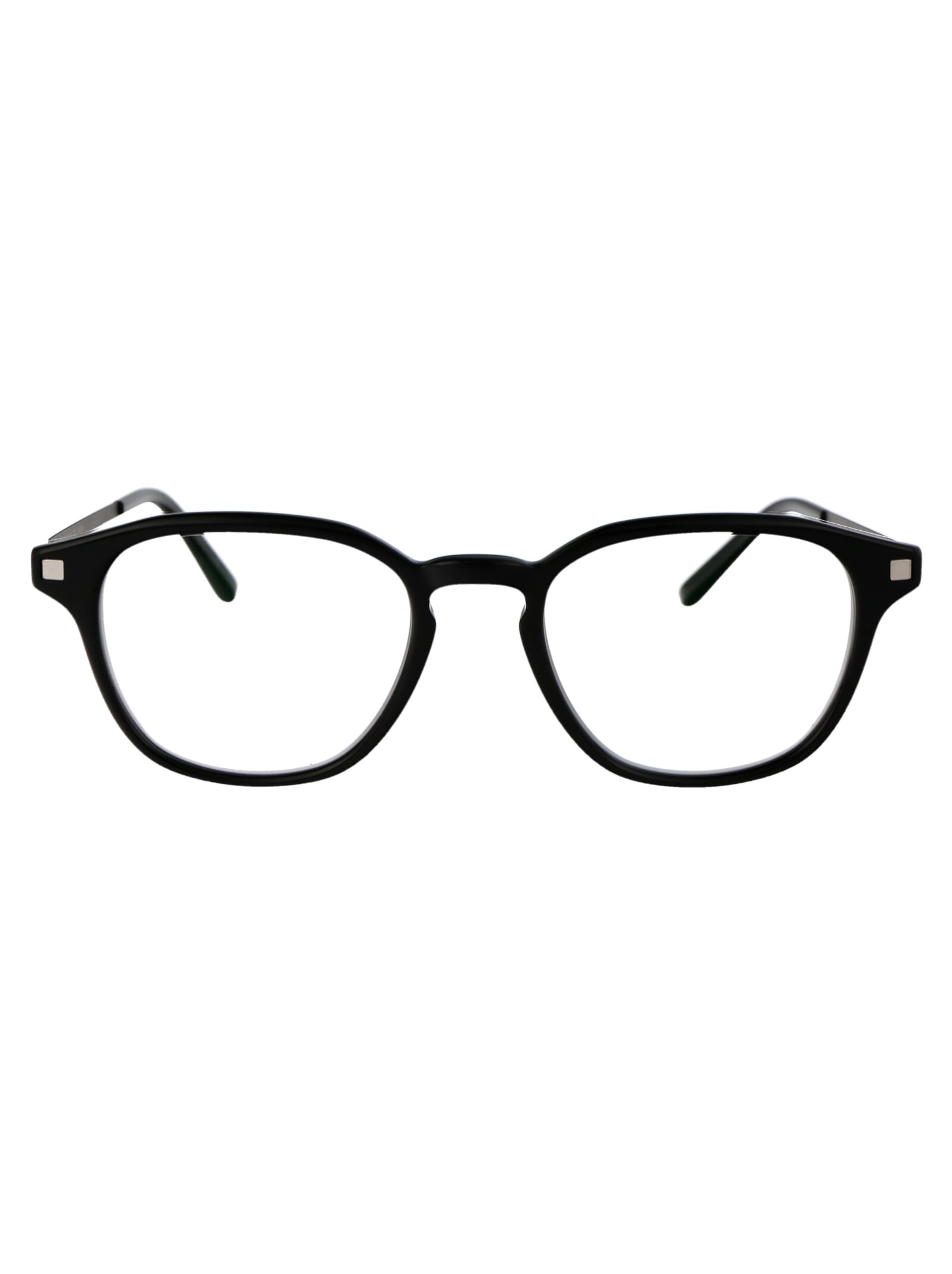 Shop Mykita Pana Glasses In 877 C95 Black/silver/black