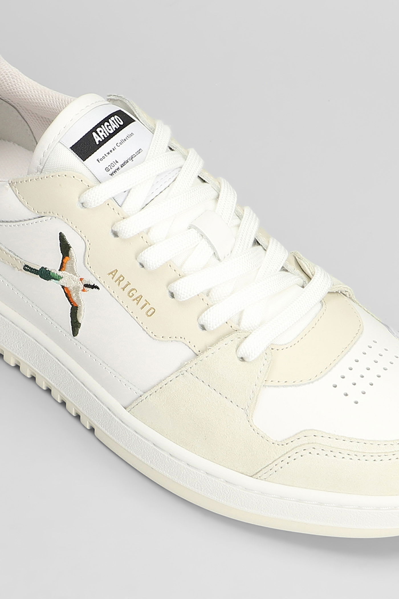 Axel Arigato Low Top Sneakers Embroidered Detail In White