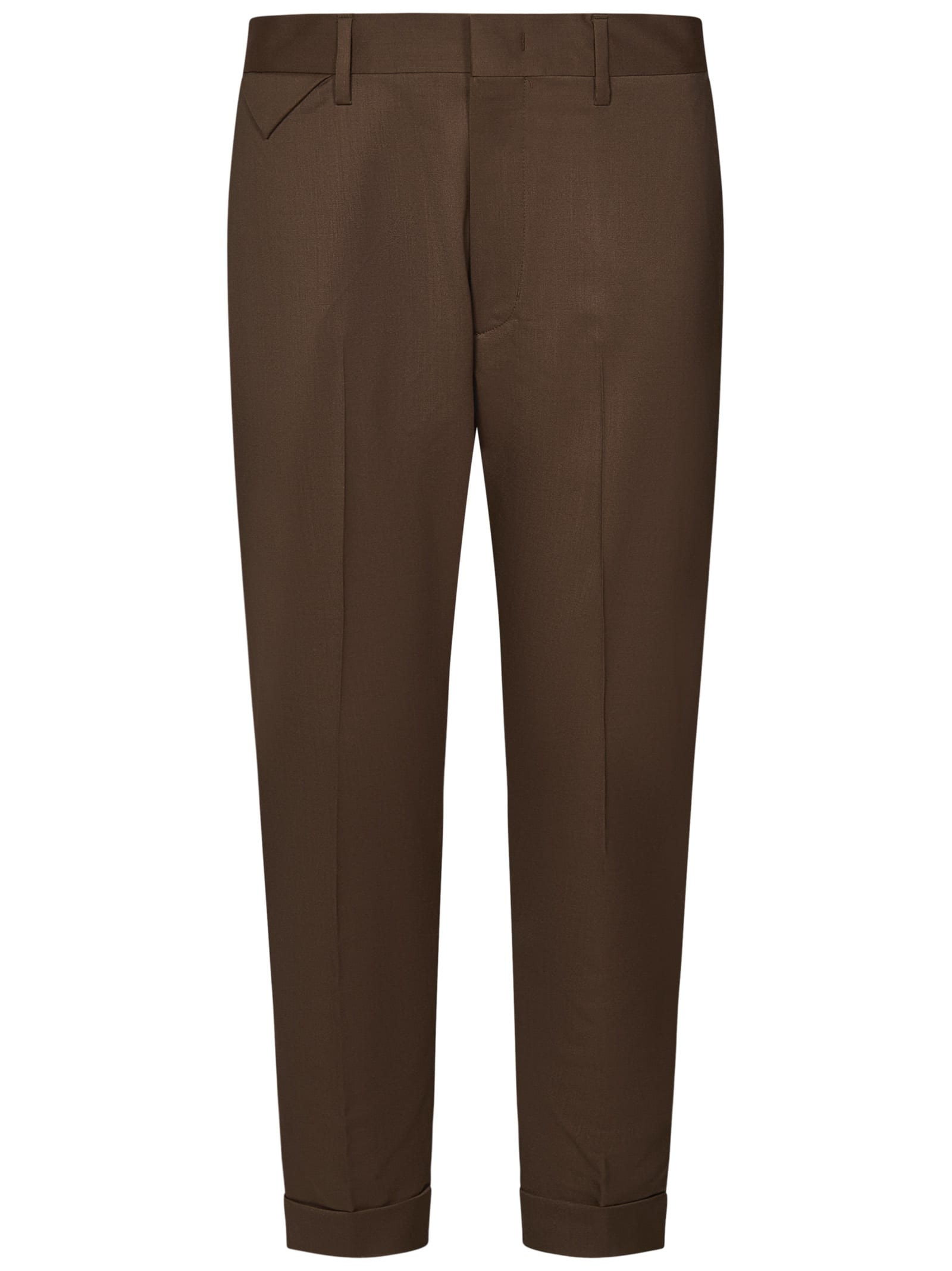 Shop Low Brand Cooper T1.7 Trousers In Brown