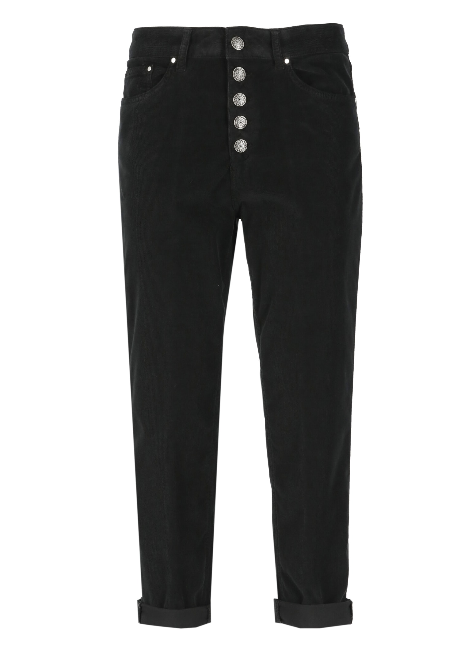 Shop Dondup Koons Bot Gioie Pants In Black