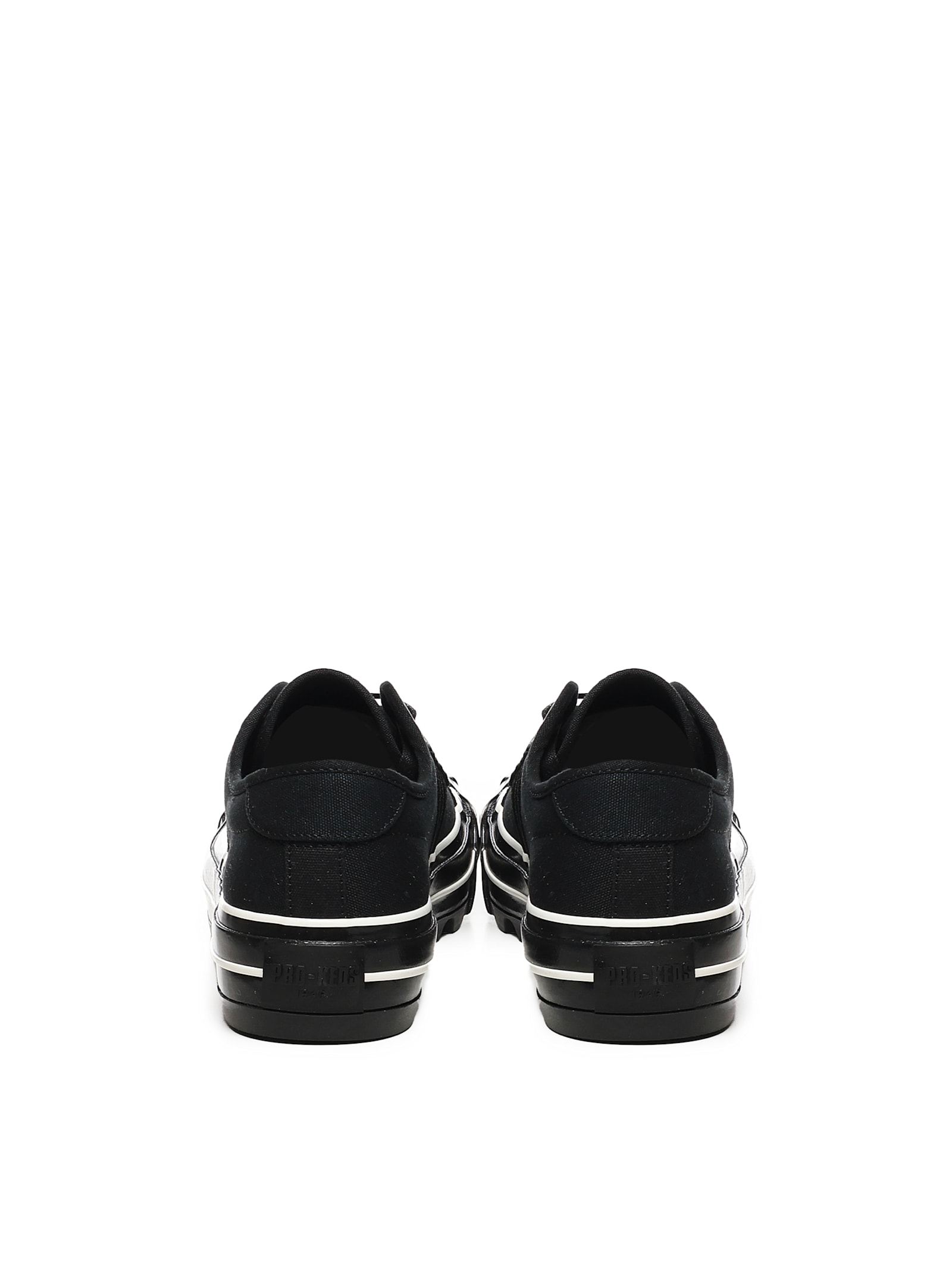 Pro-keds Rubber  Fabric Sneakers In Black