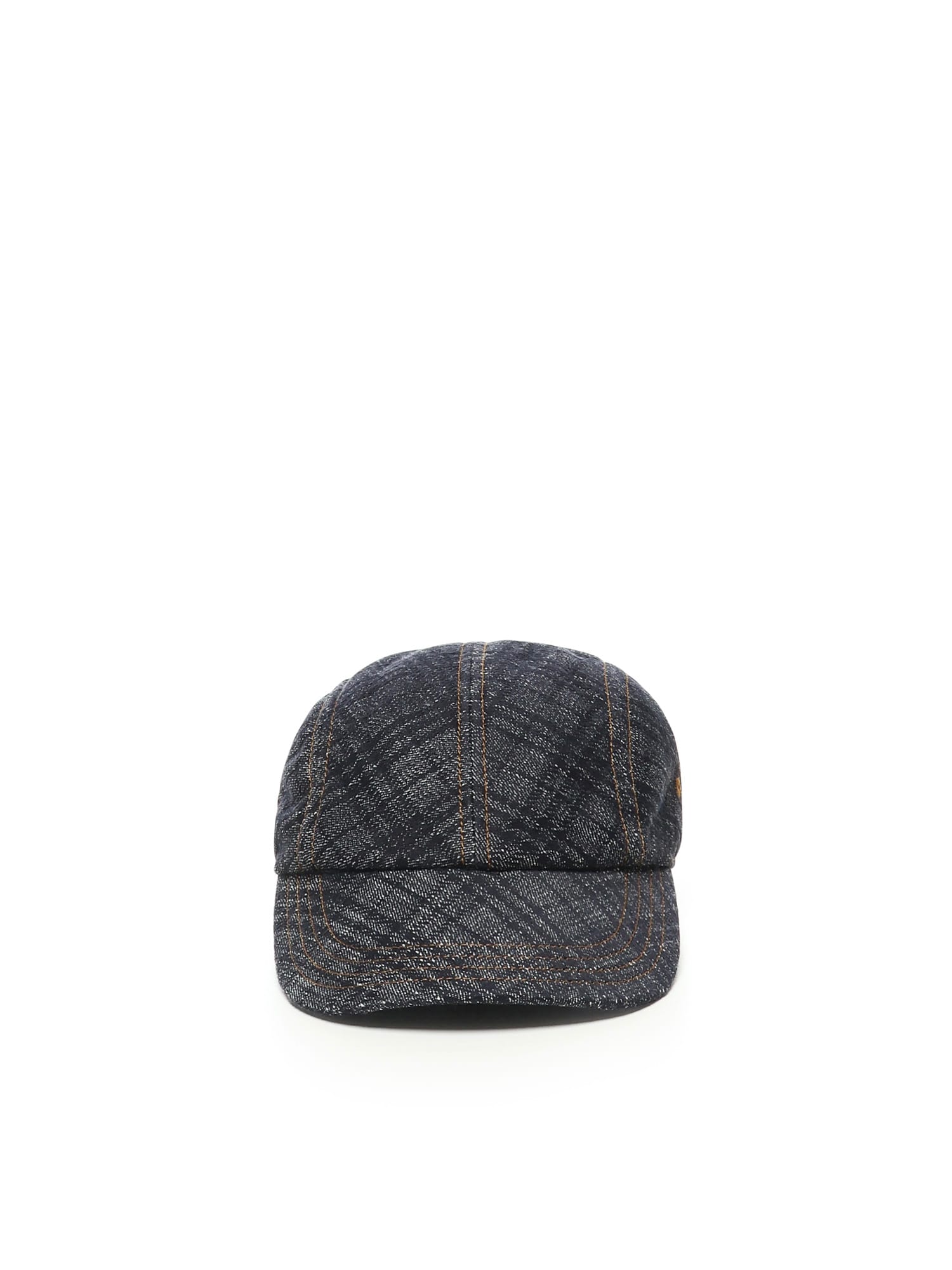 Burberry Baseball Cap Check In Green